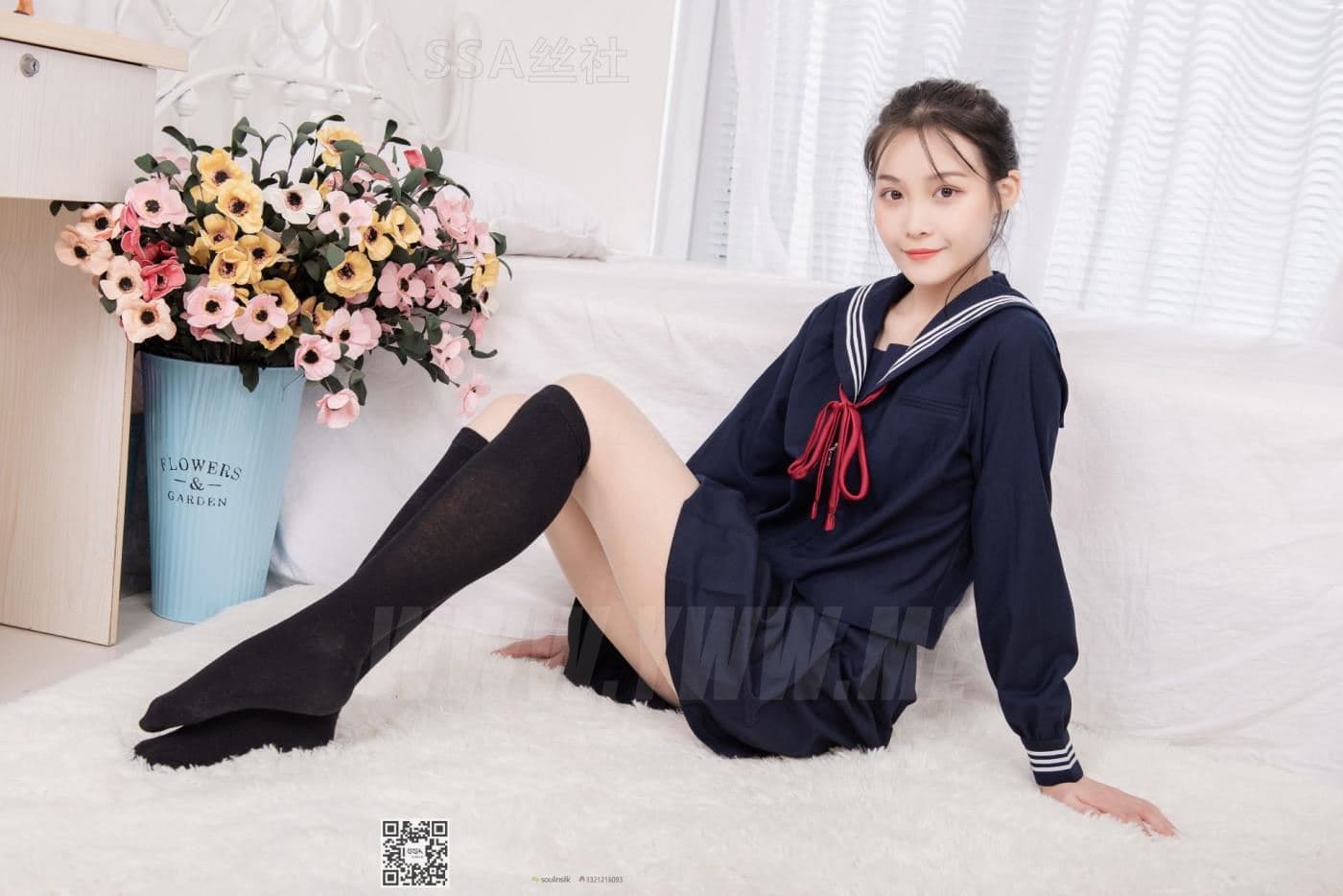 SSA丝社 NO.142 丽萍 JK制服的穿搭示范 超清版 预览 1