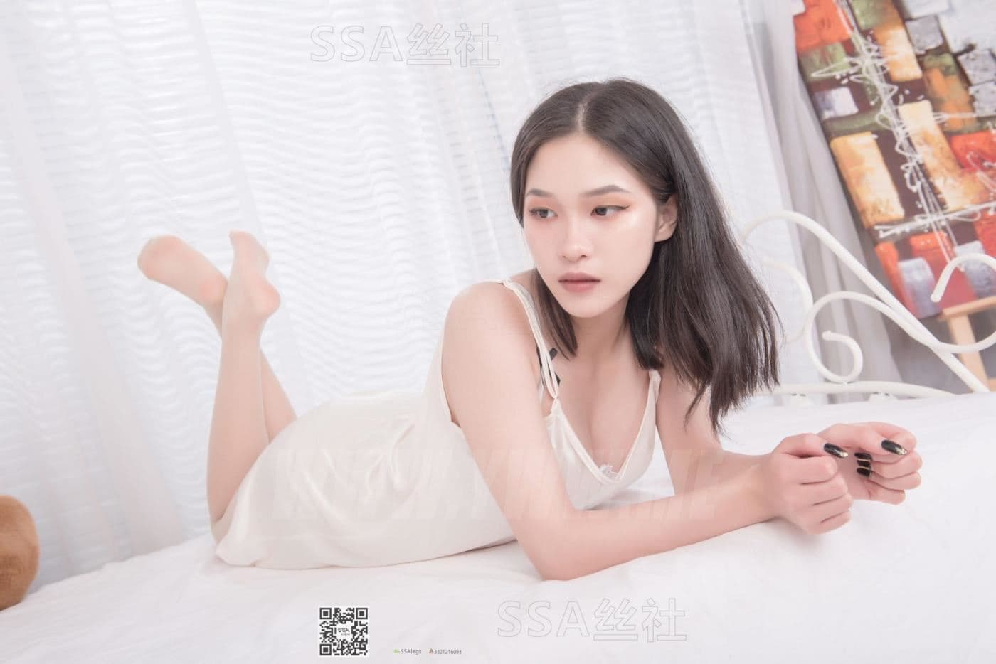SSA丝社 NO.091 佳佳 小丝妹佳佳的睡衣私房 超清版 预览 1