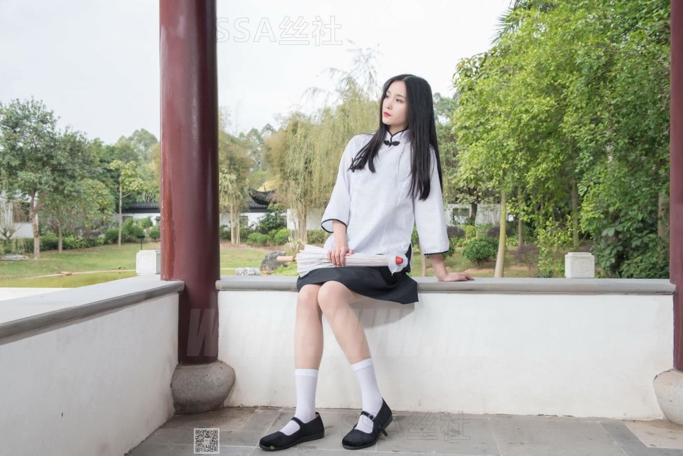 SSA丝社 NO.068 君君 民国学妹肉丝白袜 超清版 预览 2