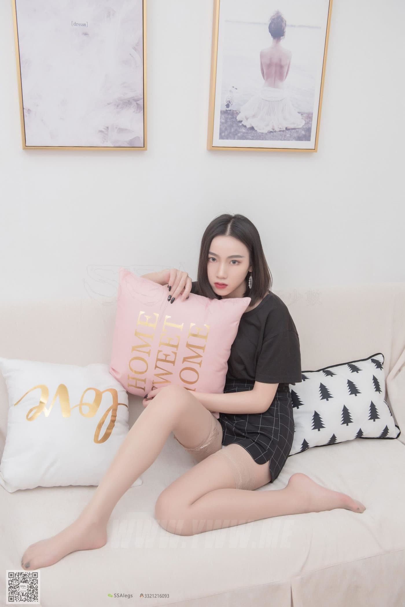 SSA丝社 NO.031 大大 邻家美腿大大的长筒肉丝 超清版 预览 1