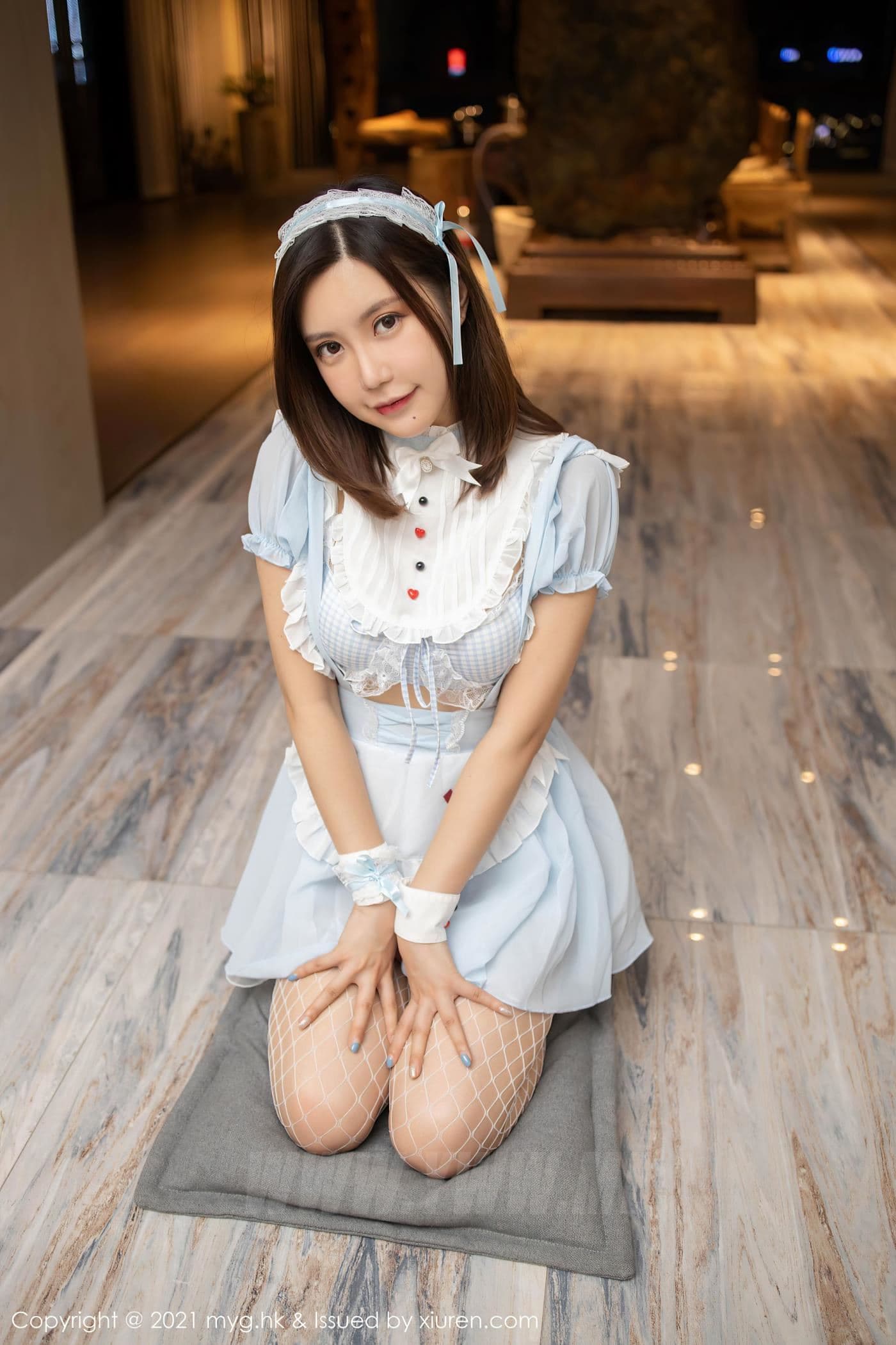 MyGirl美媛馆 VOL.504 绮里嘉Carina 女仆 网袜