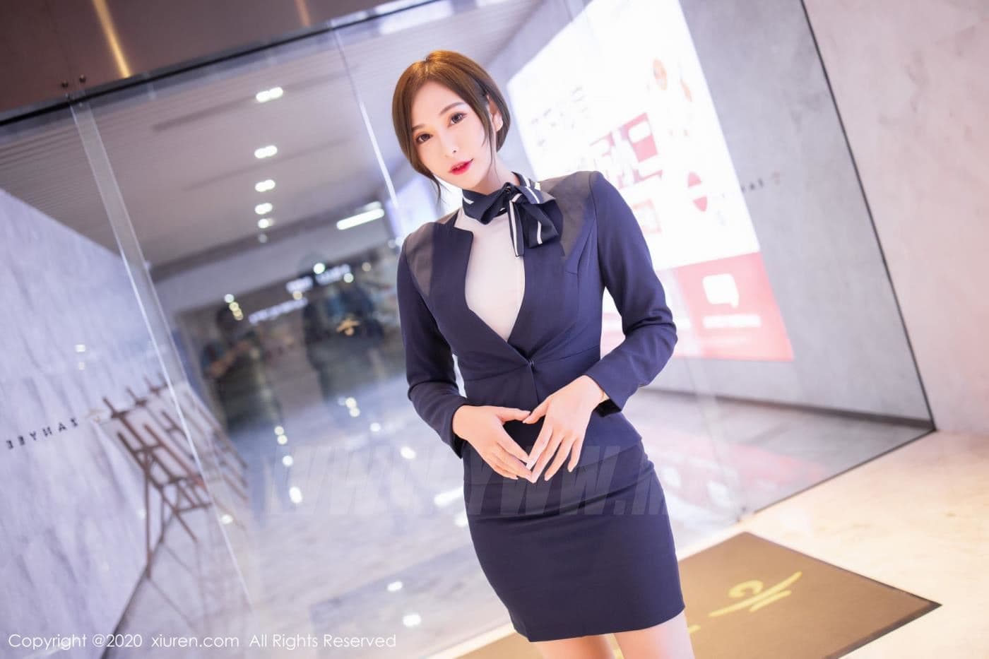 XiuRen秀人网 No.2221 Lavinia肉肉 丝袜 制服