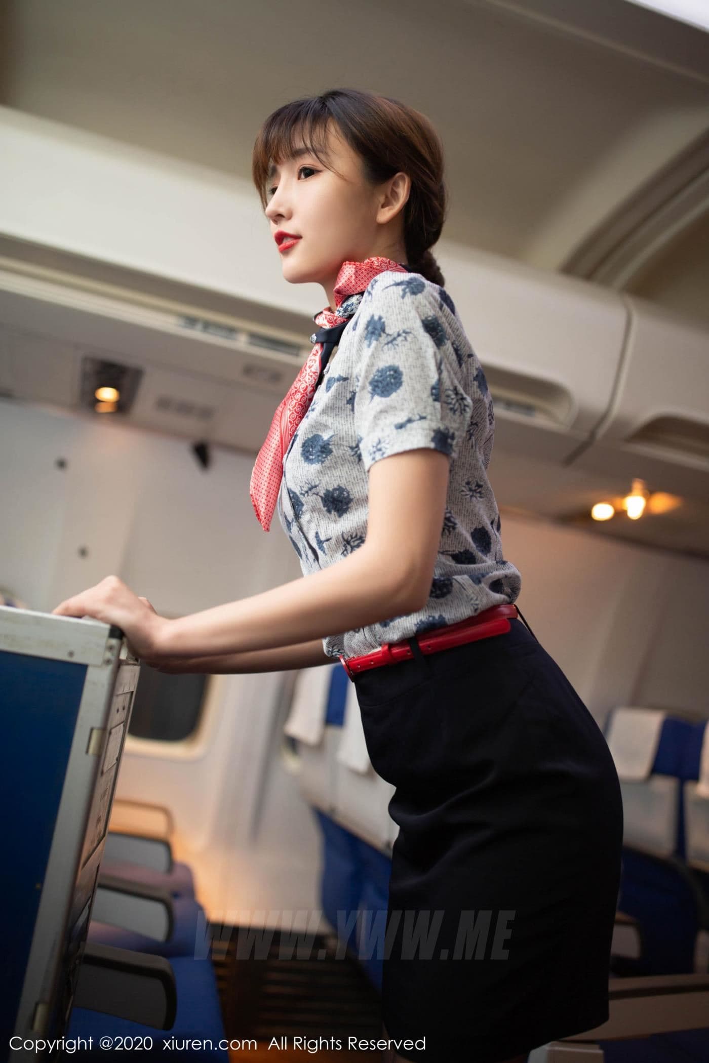 XiuRen秀人网 No.2206 陆萱萱 空姐 黑丝