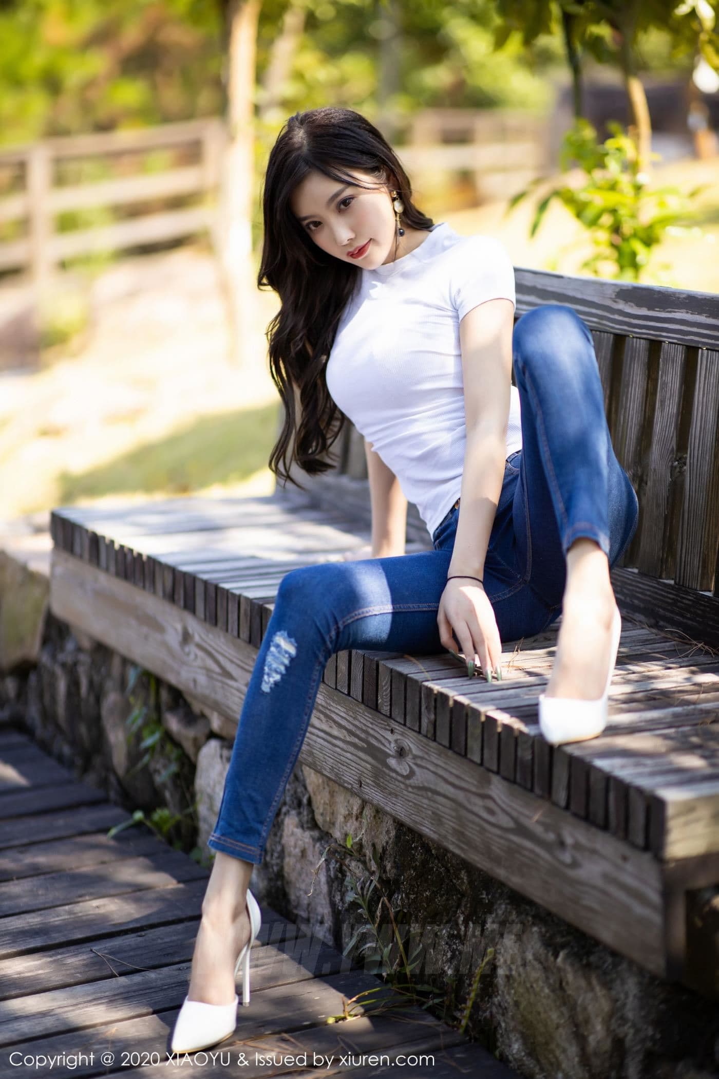 XIAOYU语画界 VOL.300 杨晨晨sugar 牛仔裤 美胸