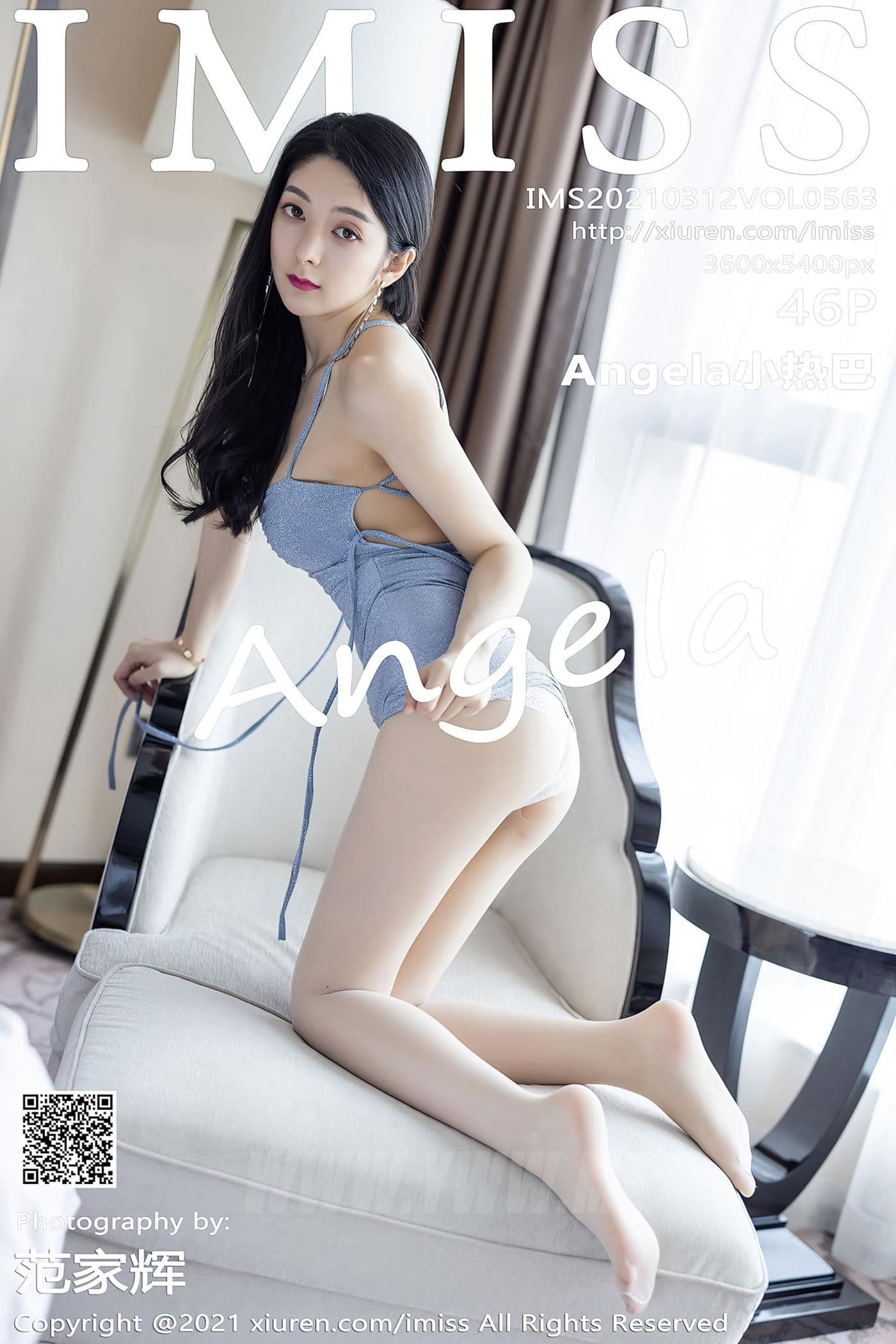 IMISS爱蜜社 VOL.563 Angela小热巴 美腿 吊裙