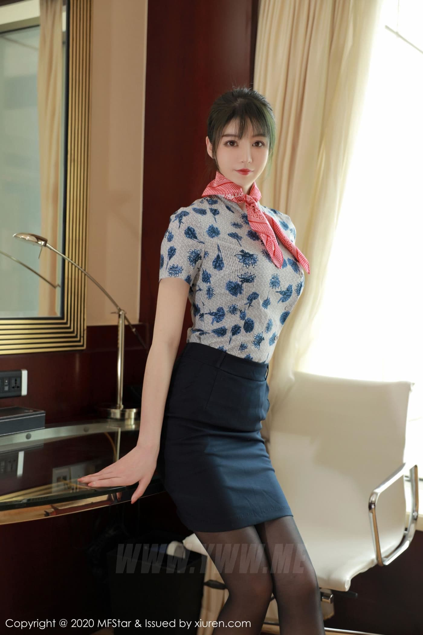 MFStar模范学院 VOL.317 yoo优优 空乘 制服