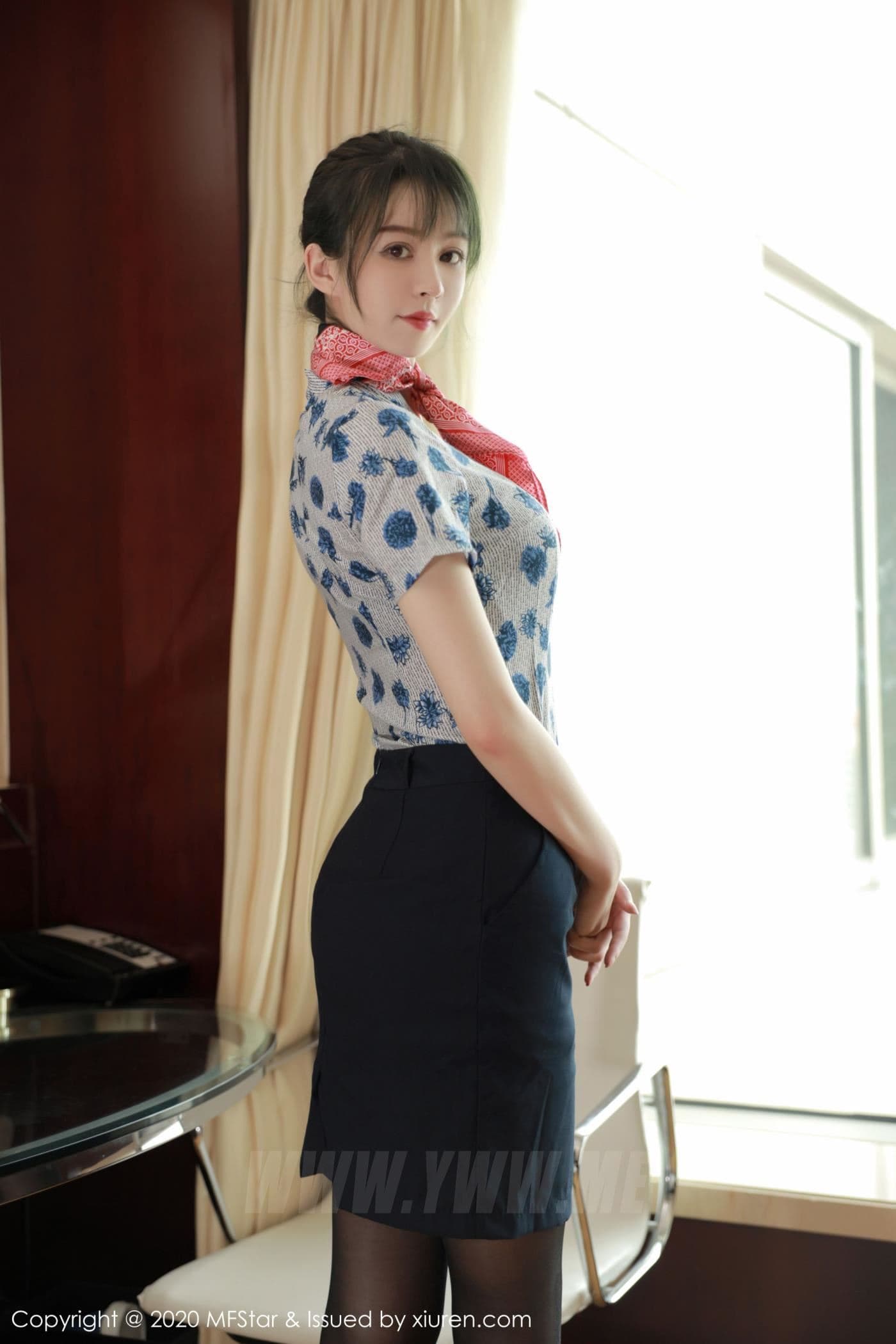 MFStar模范学院 VOL.317 yoo优优 空乘 制服