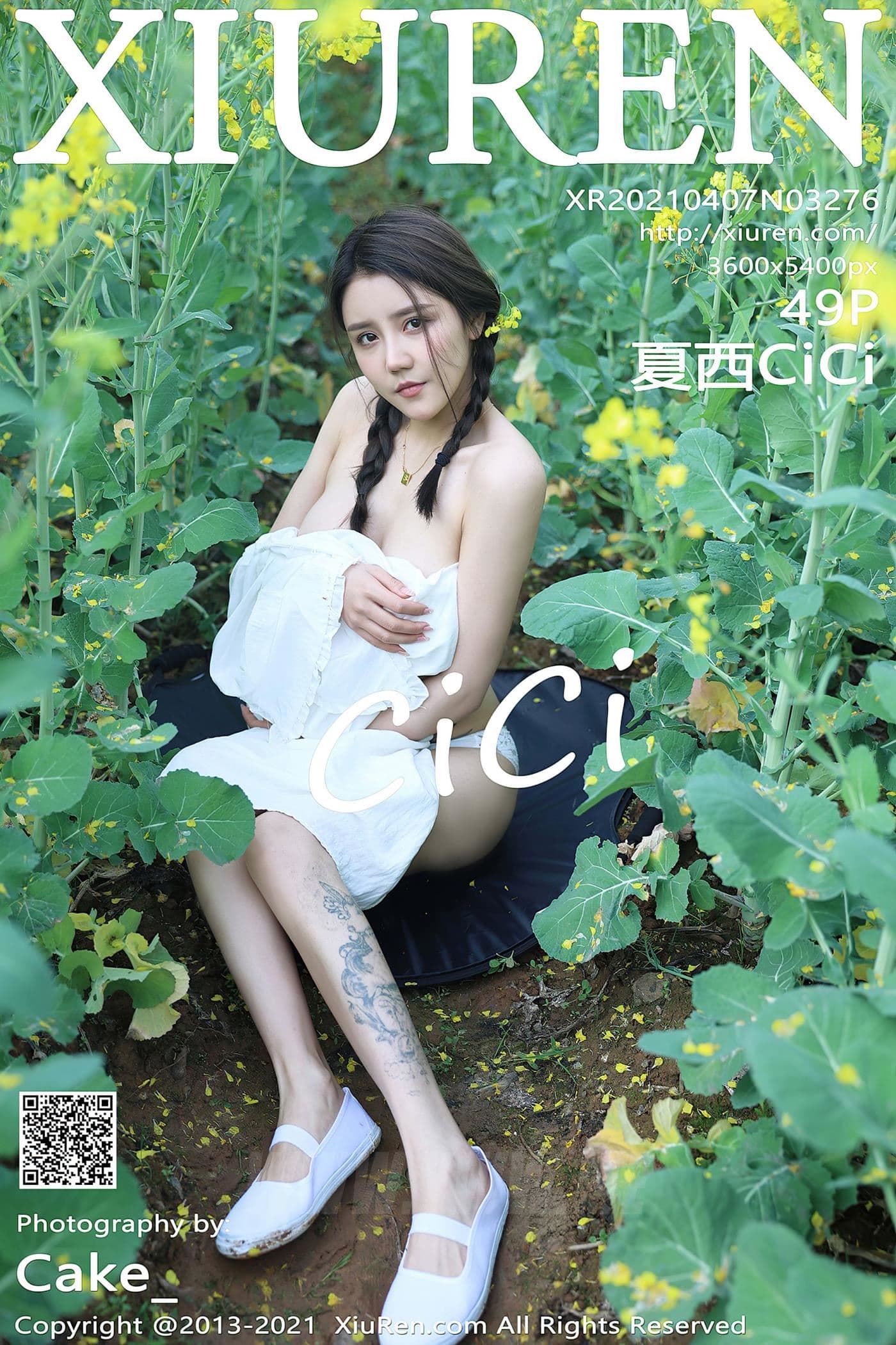 XiuRen秀人网 No.3276 夏西CiCi 白裙 外拍