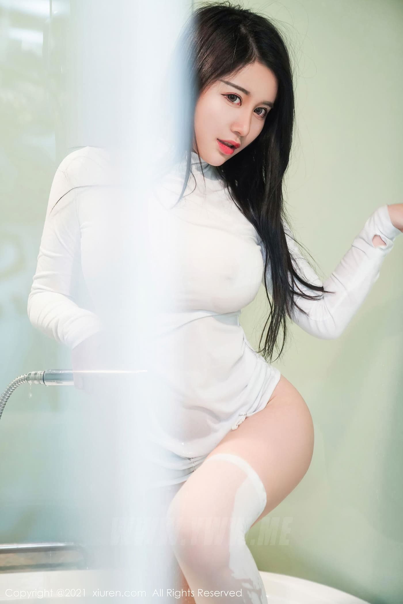 XiuRen秀人网 No.3162 美七Mia 吊袜