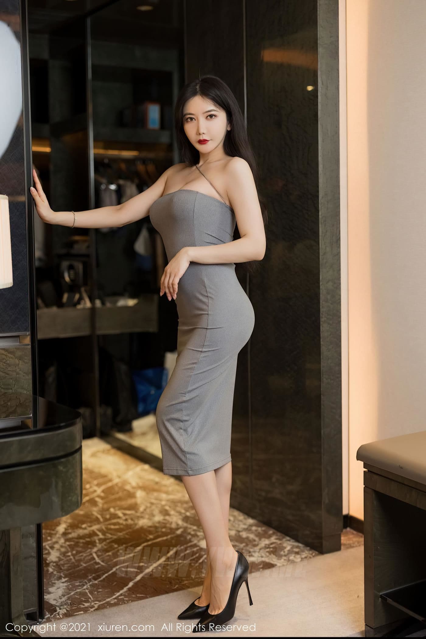 XiuRen秀人网 No.3154 心妍公主 吊裙 美胸