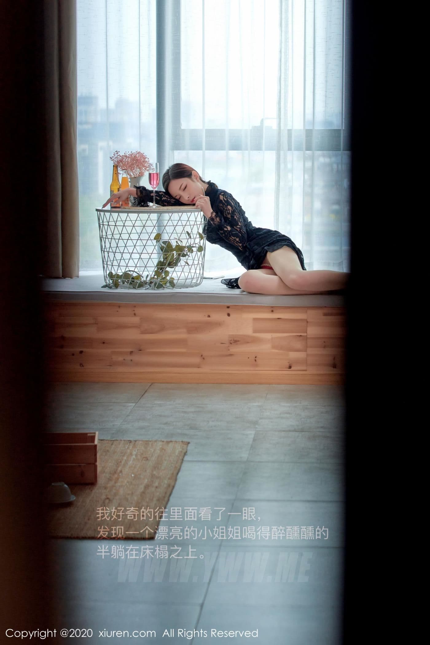 XiuRen秀人网 No.2184 陈小喵 醉酒 丝袜