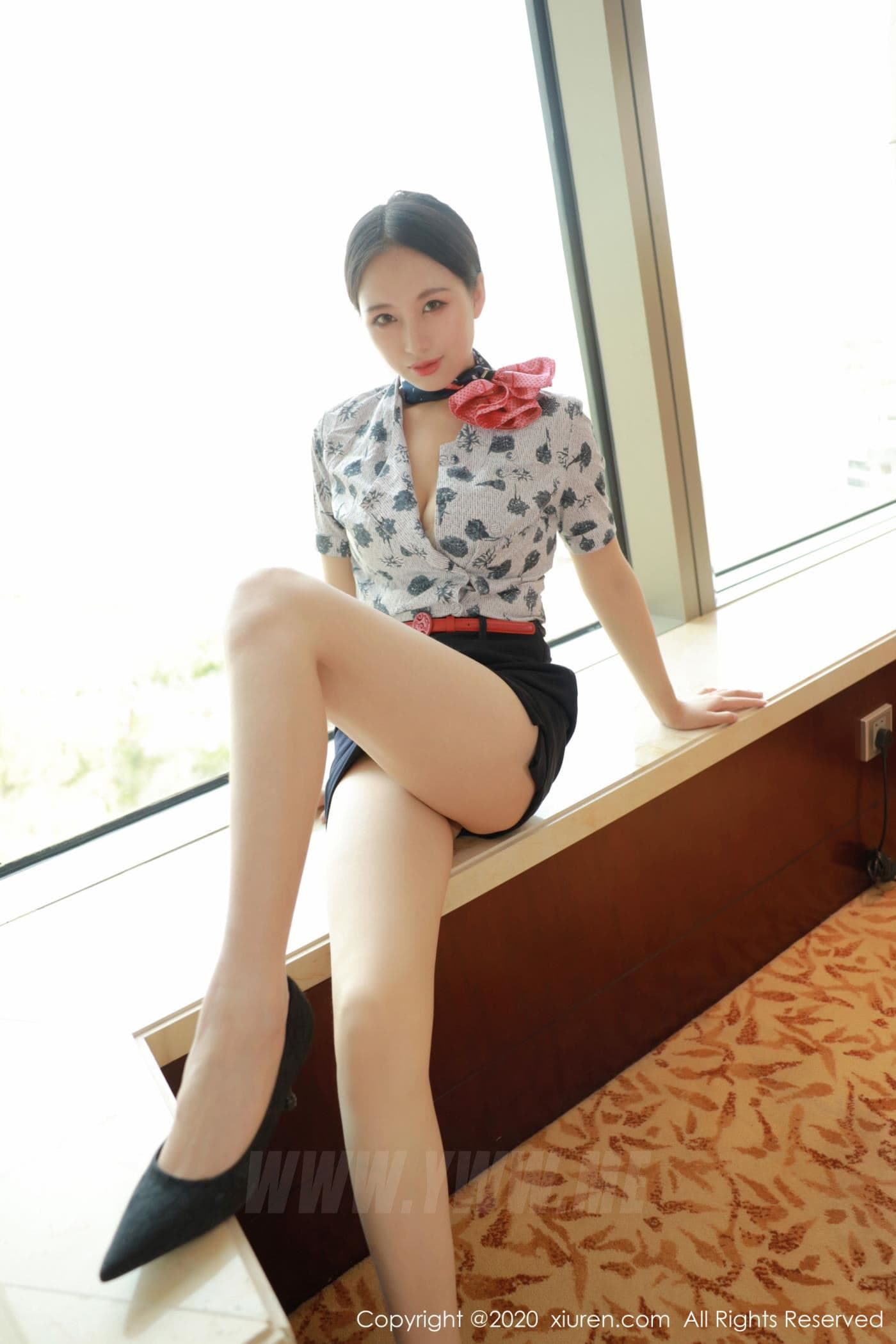 XiuRen秀人网 No.2179 月音瞳 空乘 制服