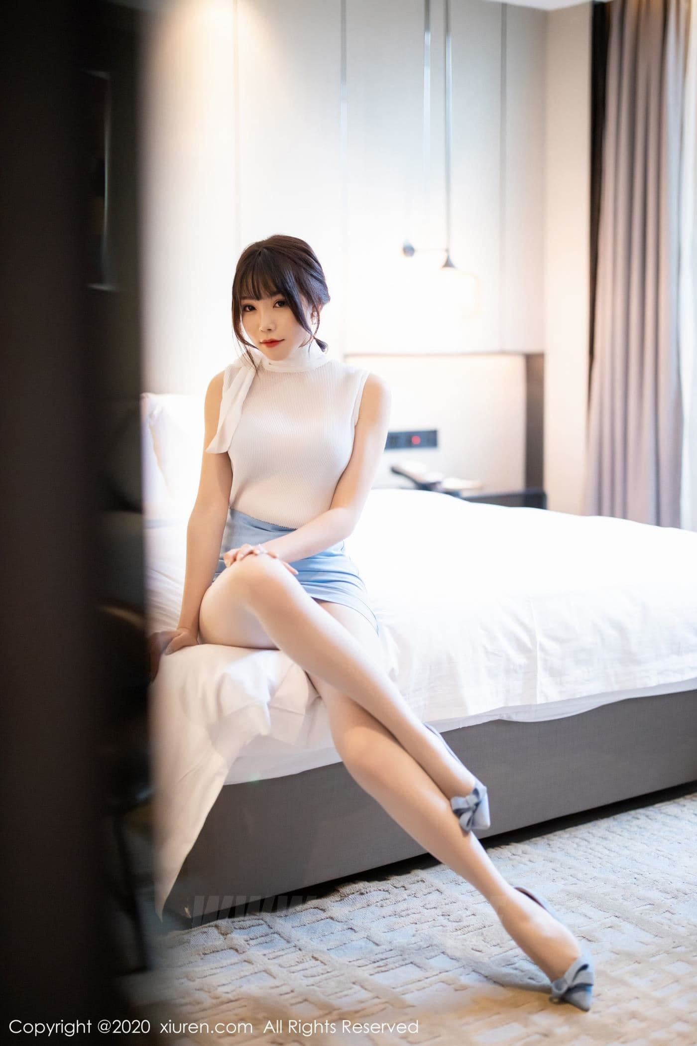 XiuRen秀人网 No.2107 芝芝Booty 短裙 美臀