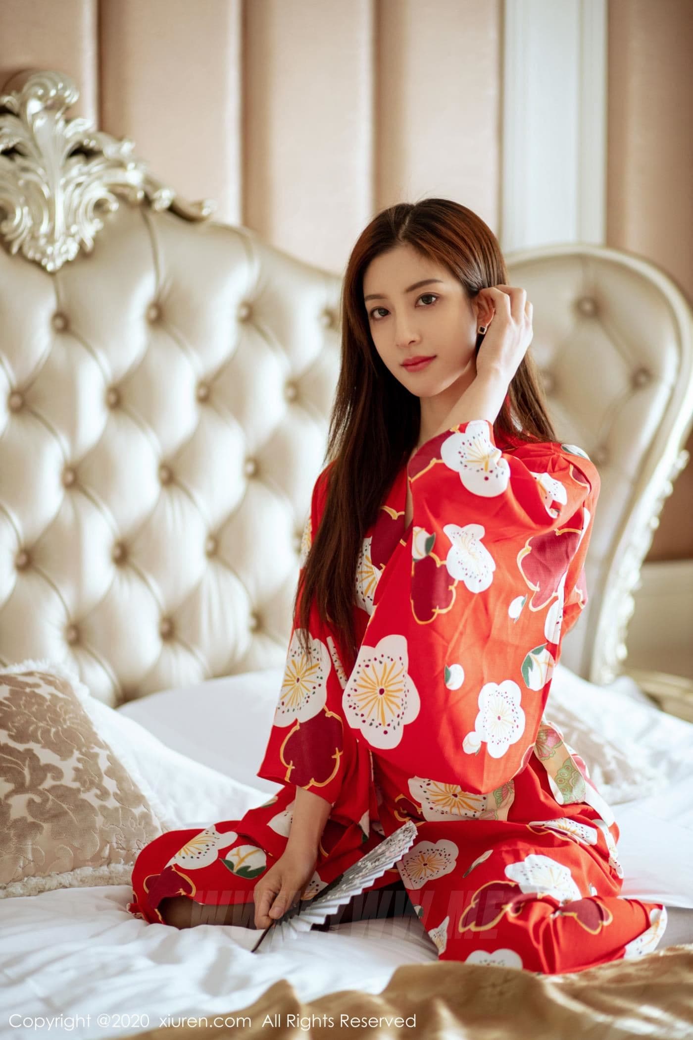 XiuRen秀人网 No.2015 林文文yooki 和服 美臀