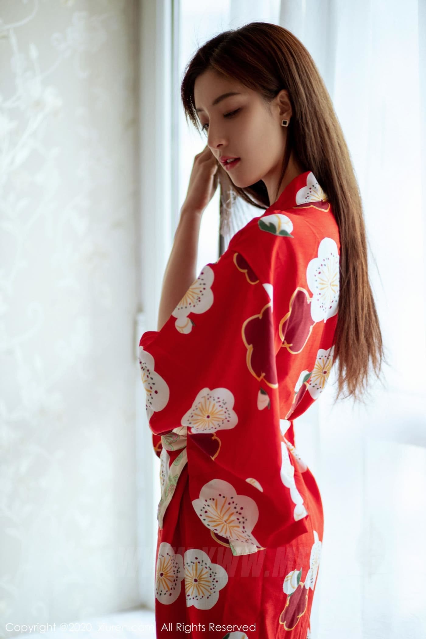 XiuRen秀人网 No.2015 林文文yooki 和服 美臀