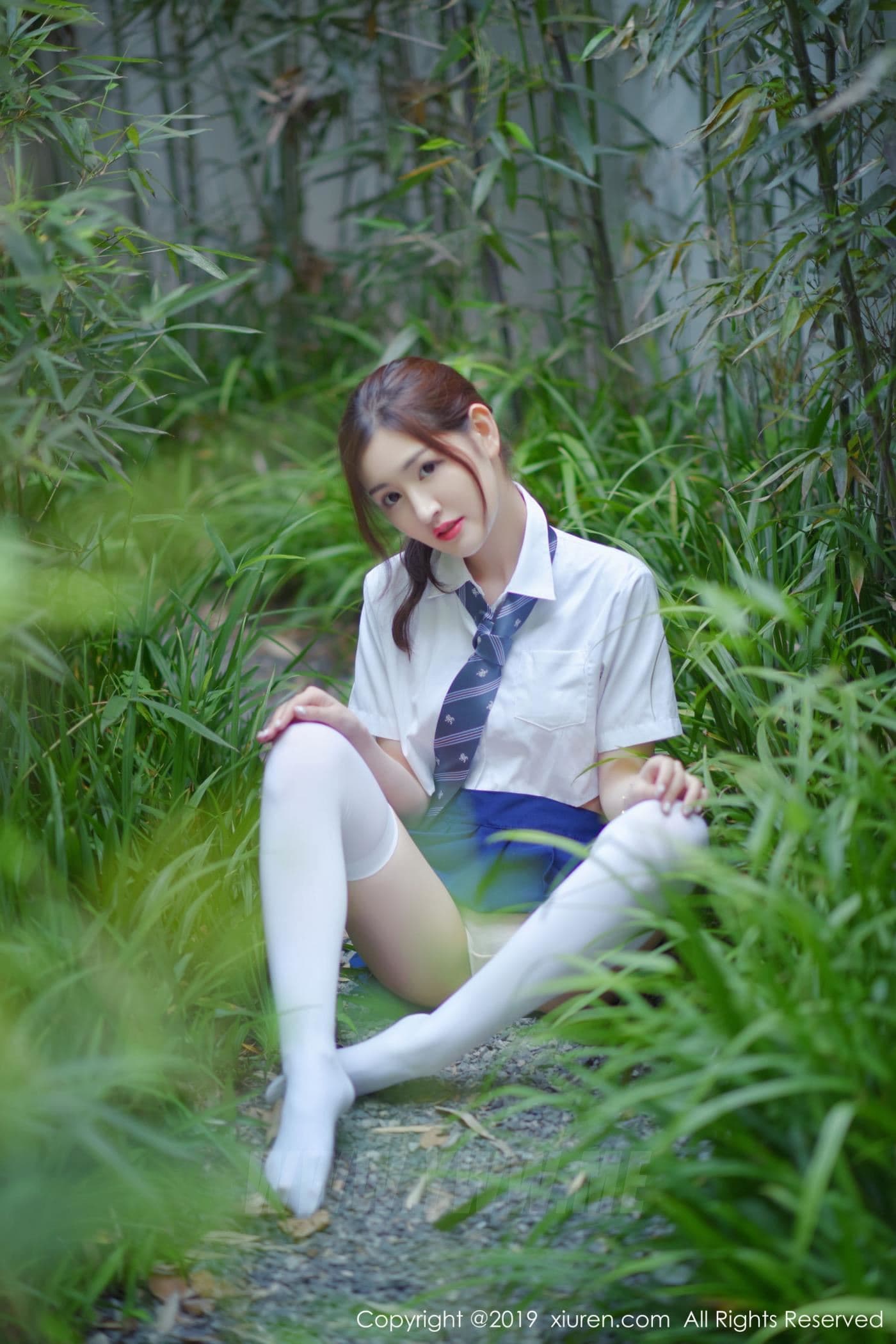 XiuRen秀人网 No.1733 沈梦瑶 筒袜 制服
