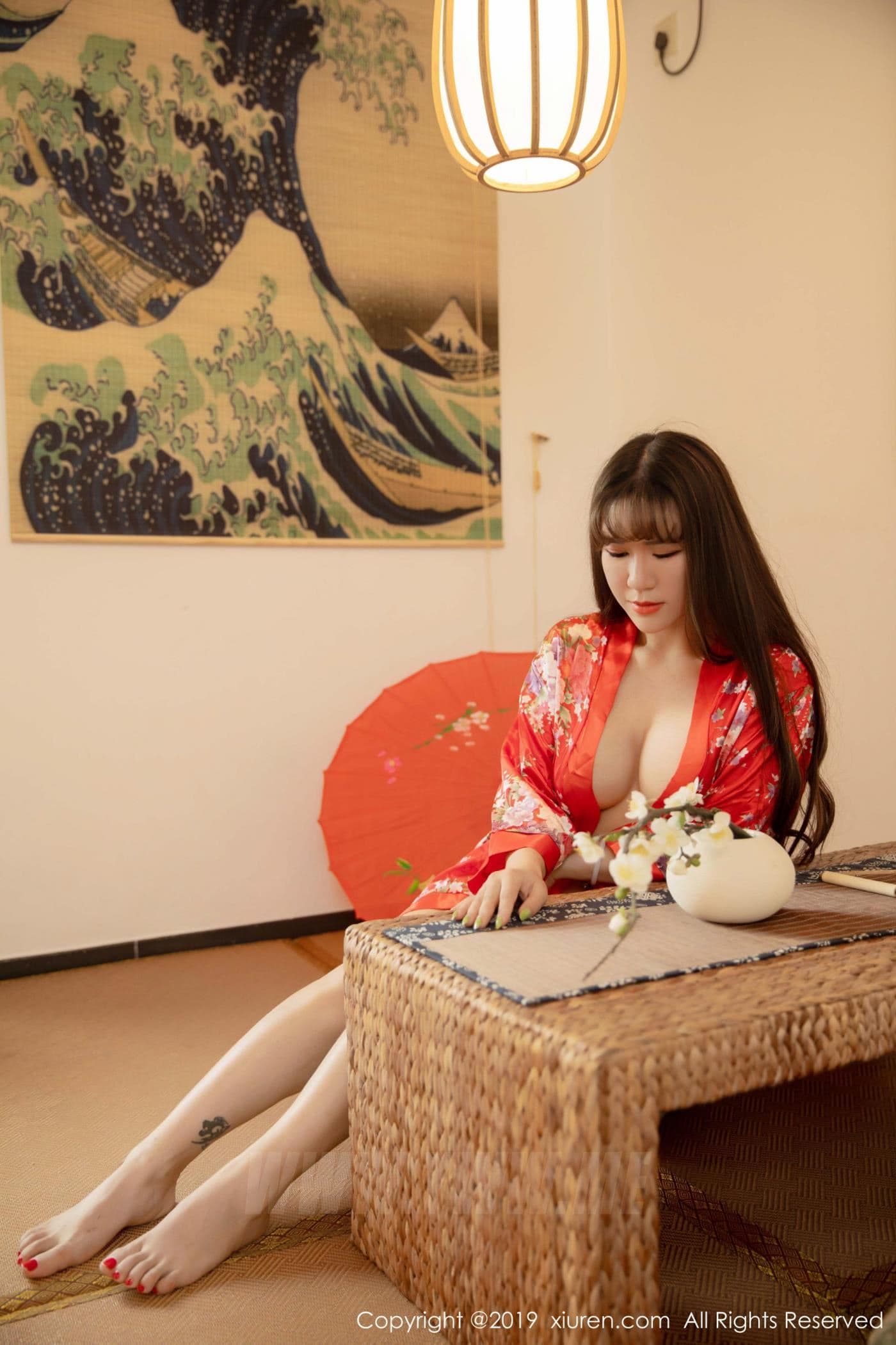 XiuRen秀人网 No.1647 王紫琳 和服 内衣