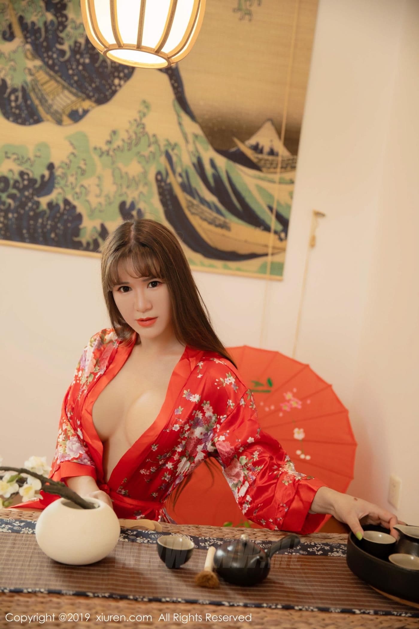 XiuRen秀人网 No.1647 王紫琳 和服 内衣