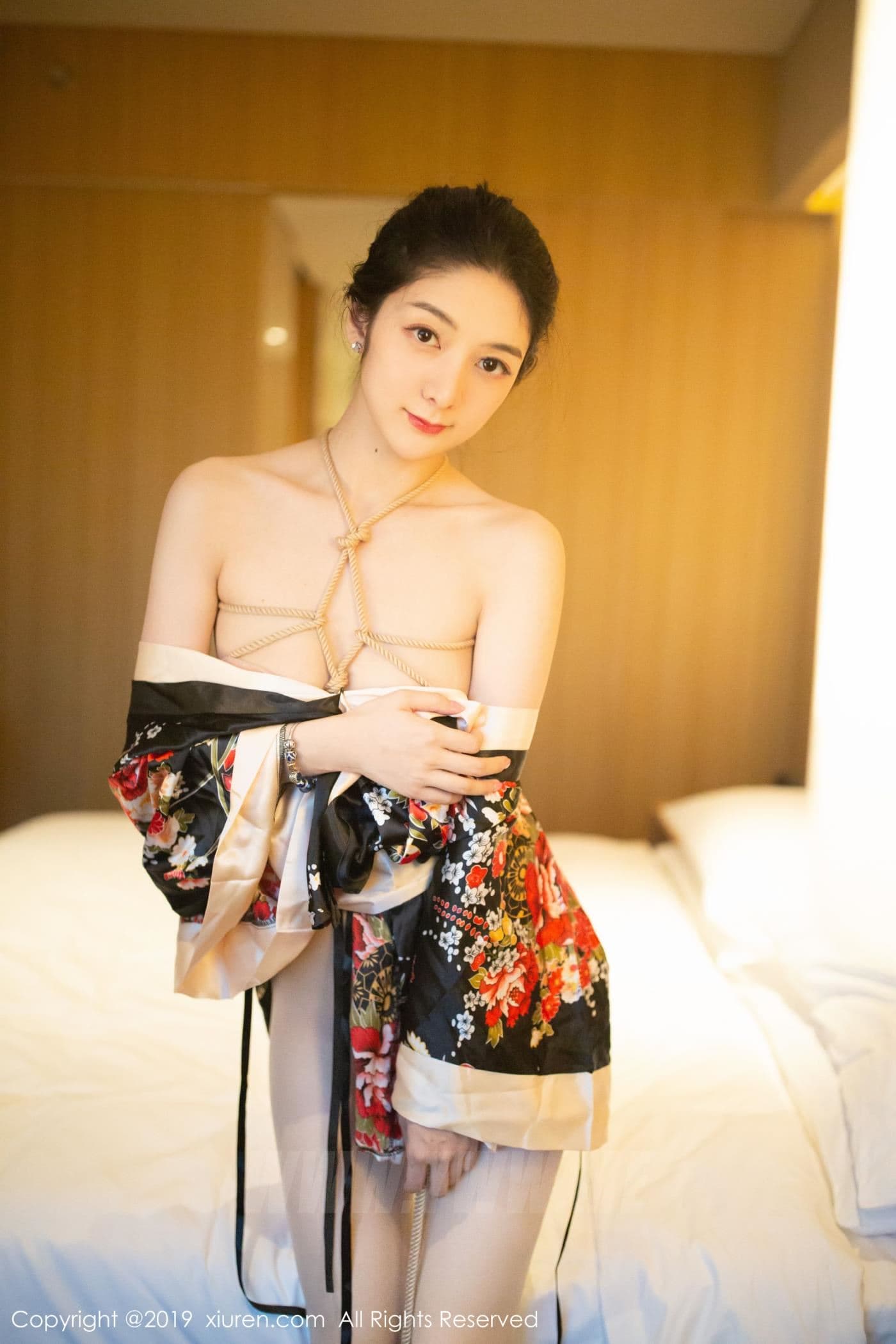 XiuRen秀人网 No.1444 Angela喜欢猫 和服 捆绑