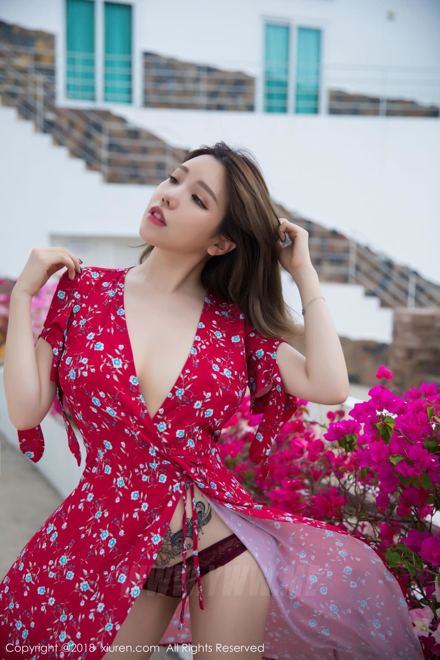 XiuRen秀人网 No.1284 黄楽然 美胸 外拍
