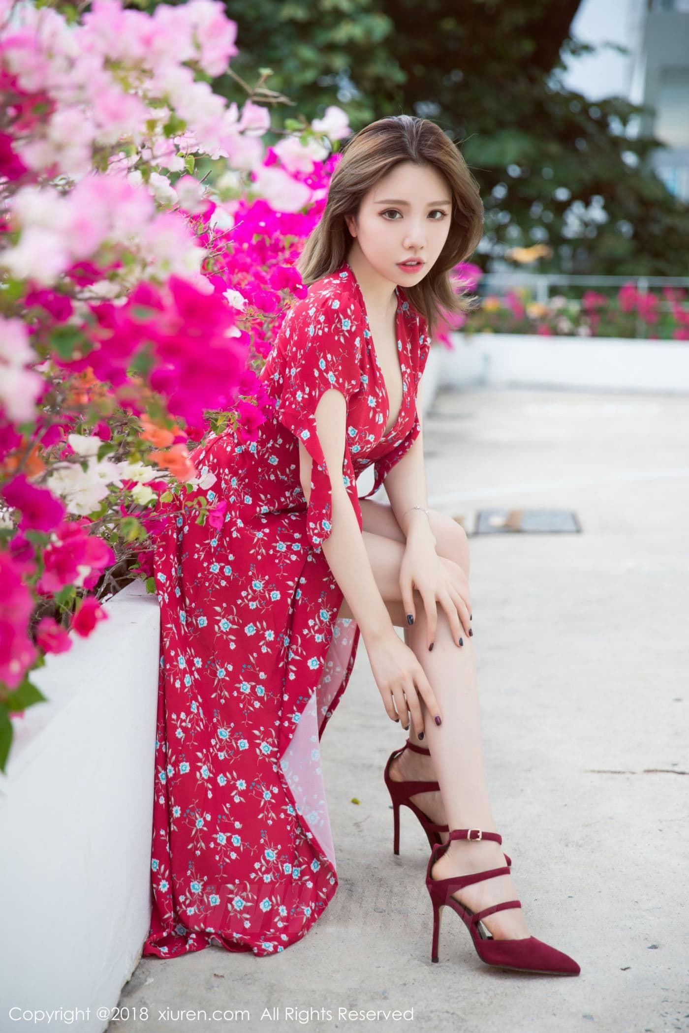 XiuRen秀人网 No.1284 黄楽然 美胸 外拍