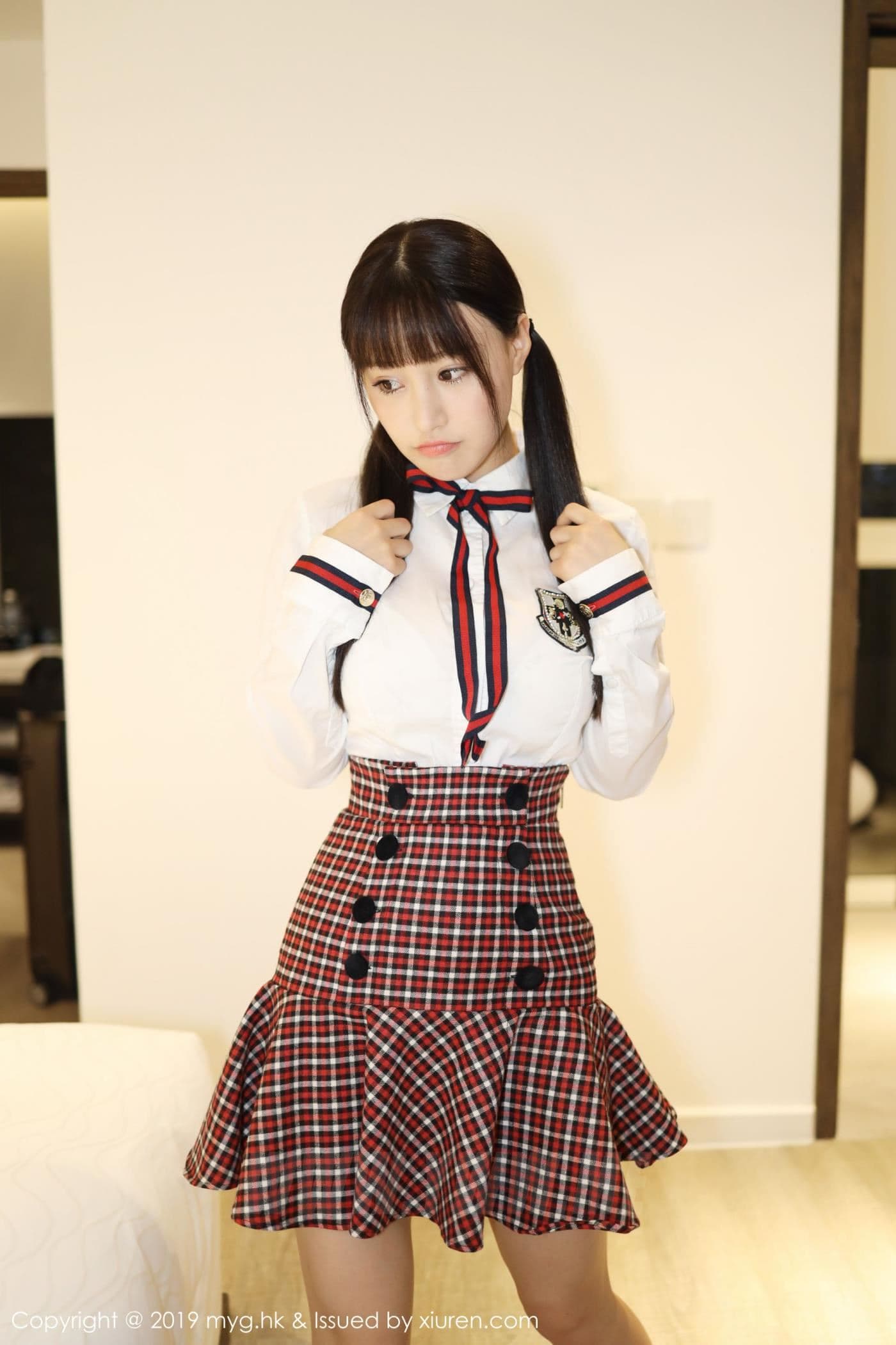 MyGirl美媛馆 VOL.355 Flower朱可儿 学生装