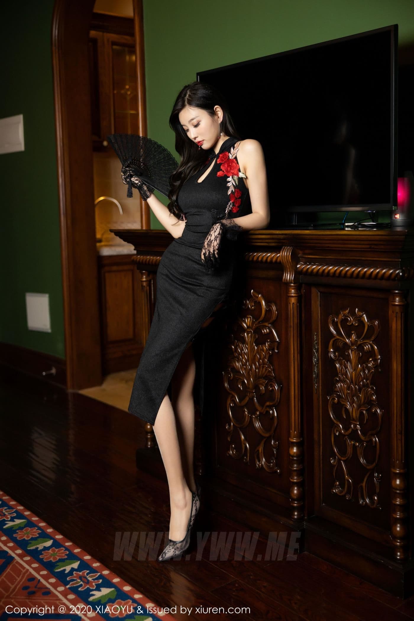 XIAOYU语画界 VOL.241 杨晨晨sugar 吊袜 旗袍