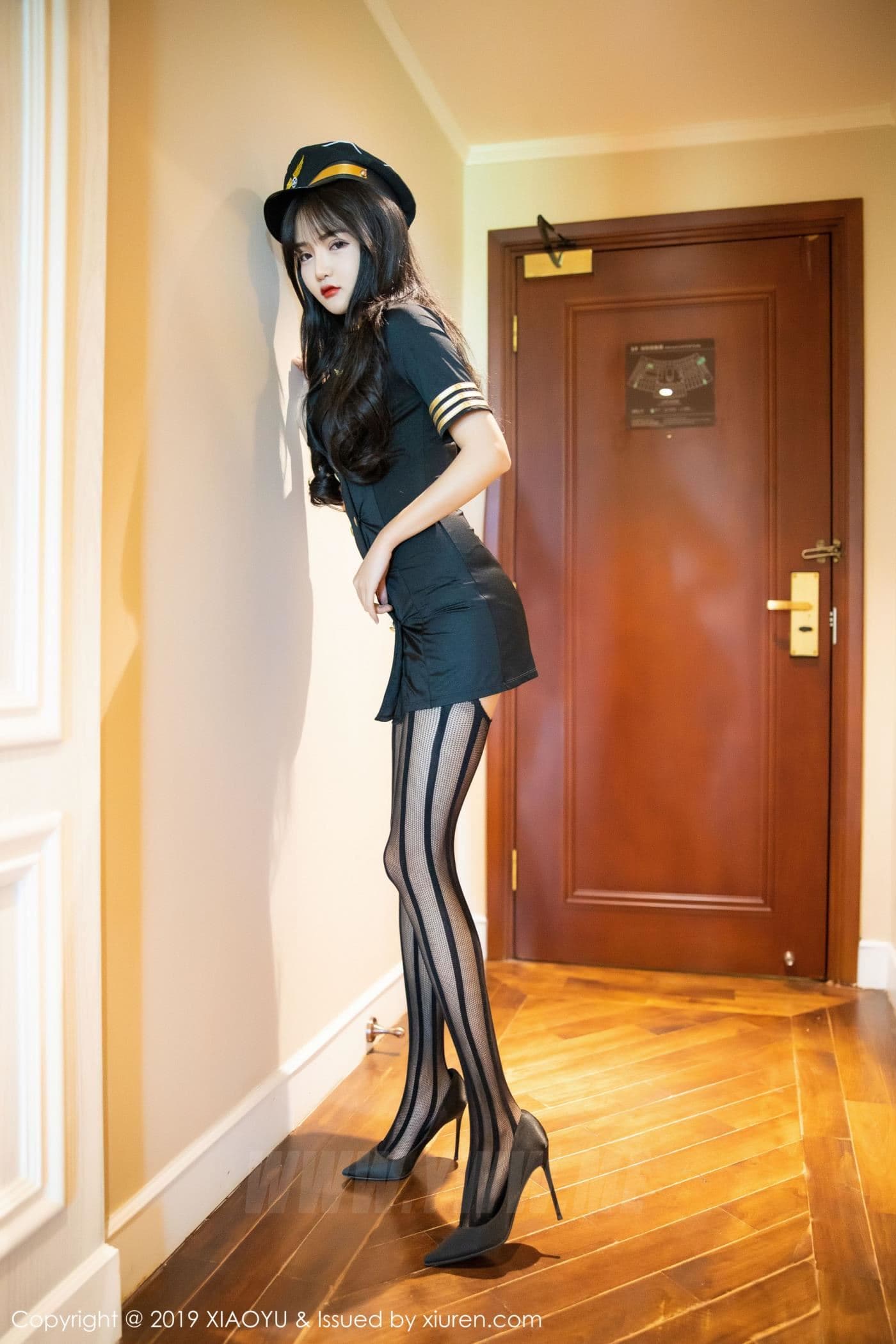 XIAOYU语画界 VOL.206 Miko酱吖 警花 美腿
