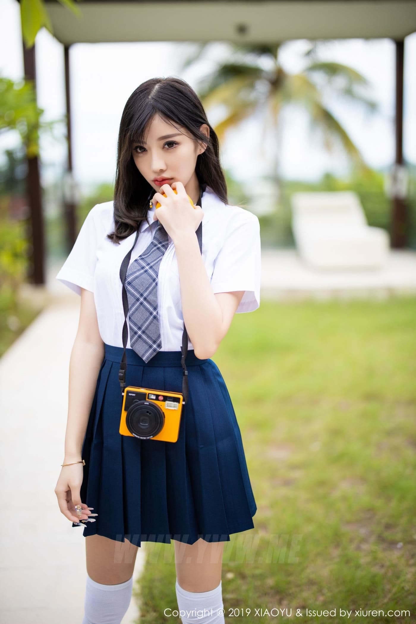 XIAOYU语画界 VOL.184 杨晨晨sugar 学生装 内衣
