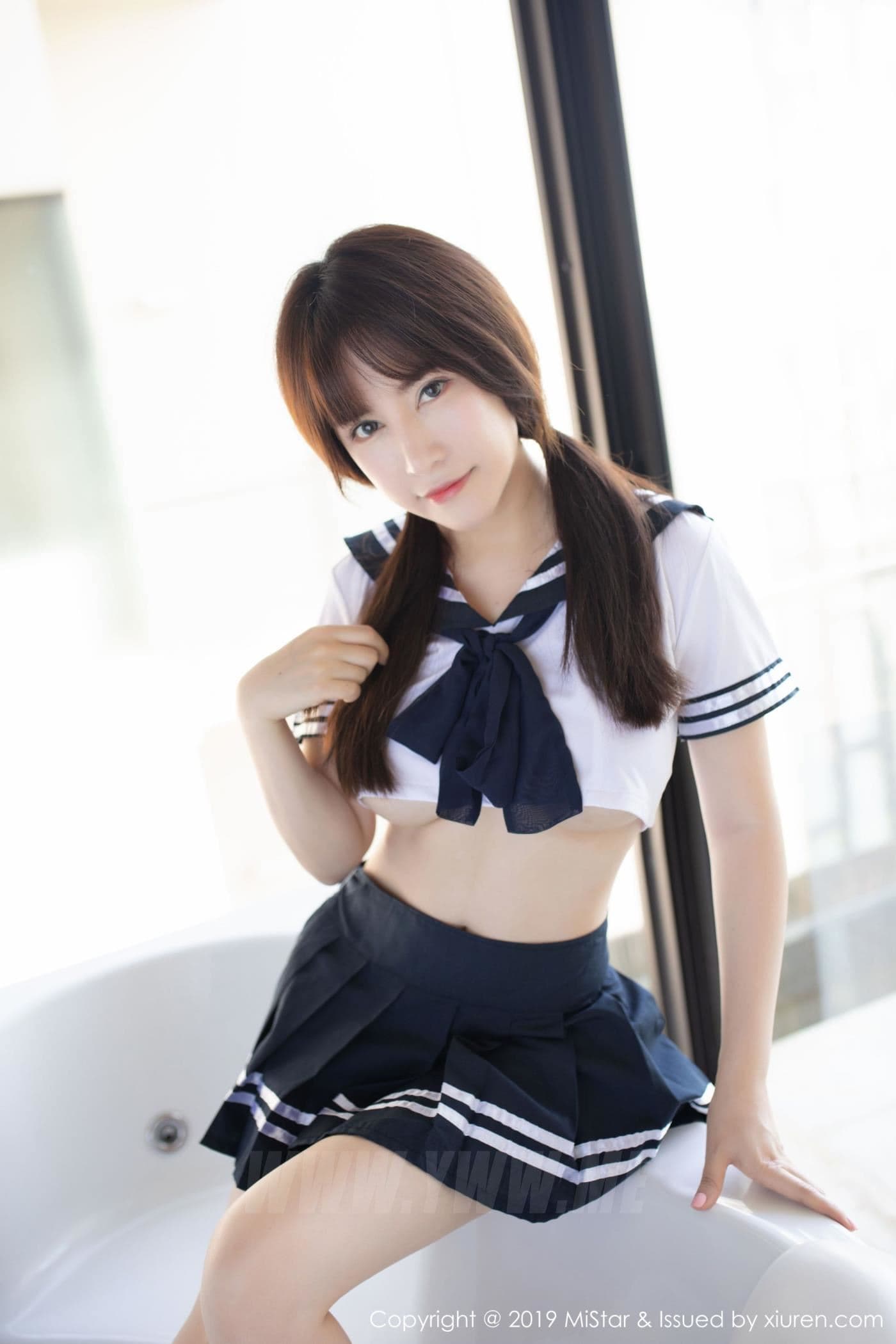 MiStar魅妍社 VOL.317 夏希子 新人 学生装