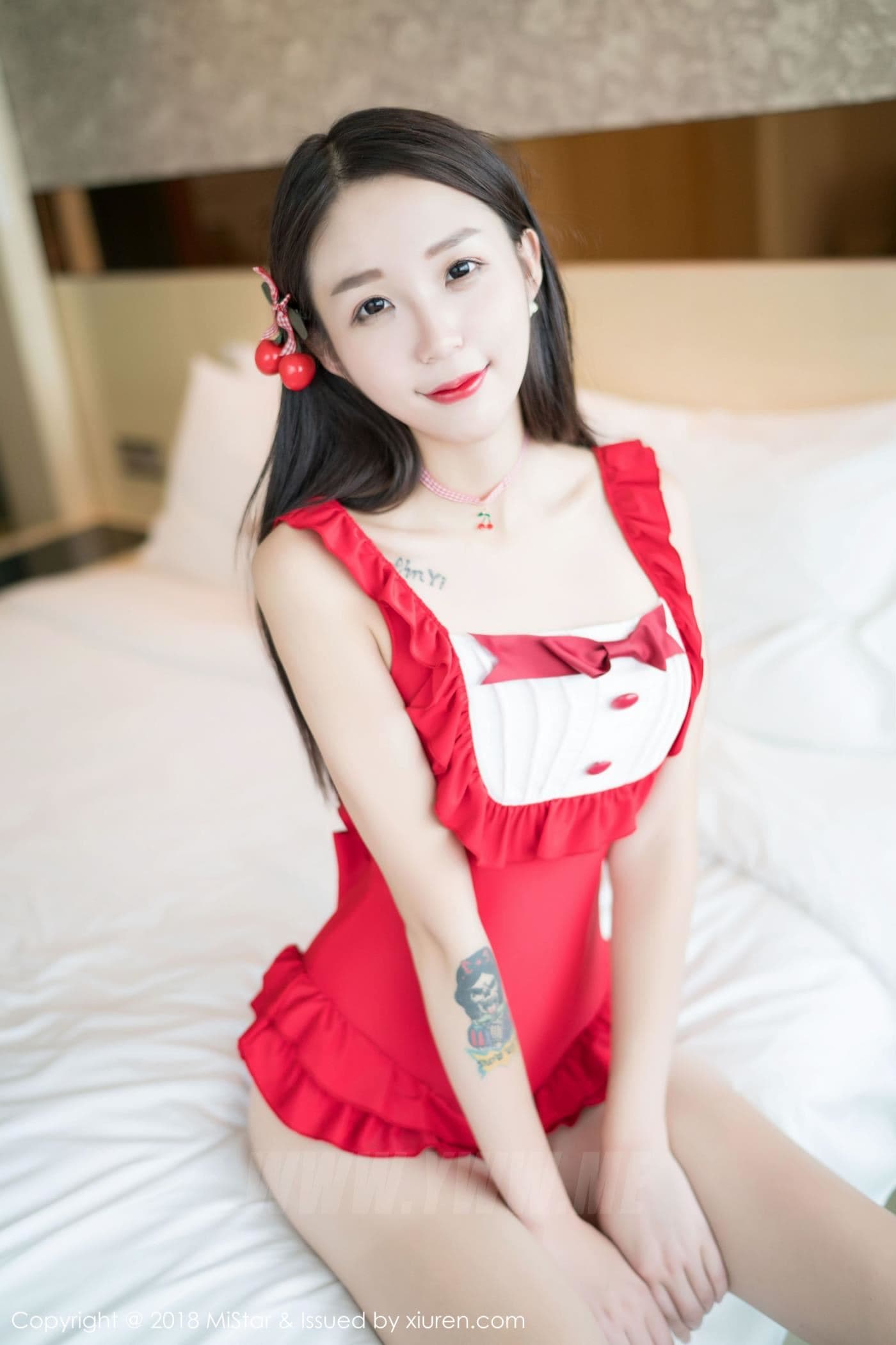 MiStar魅妍社 VOL.258 白沫 筒袜 美胸