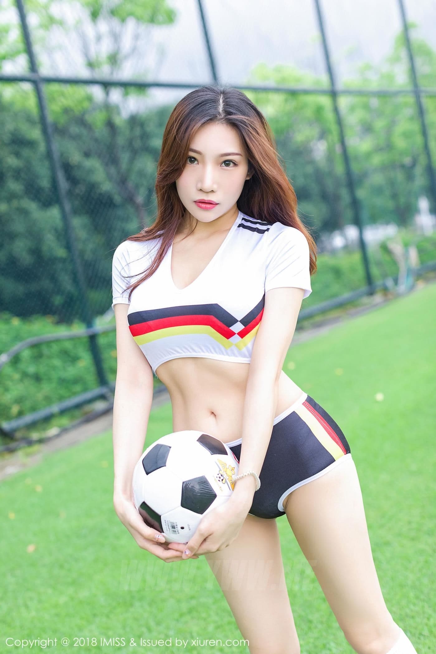 IMISS爱蜜社 VOL.255 小狐狸Sica 世界杯 足球宝贝