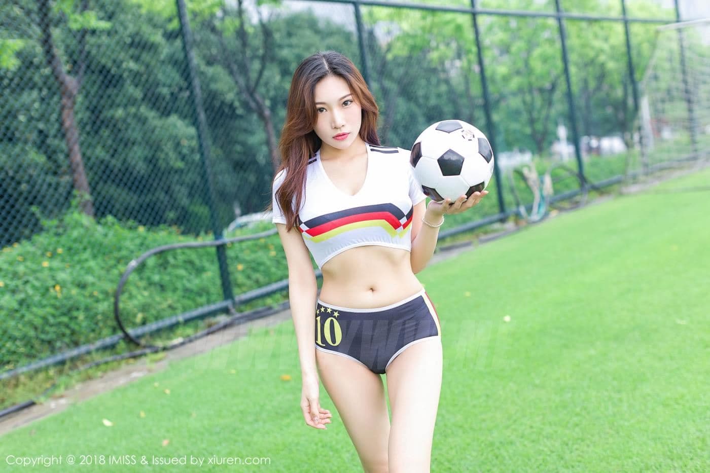 IMISS爱蜜社 VOL.255 小狐狸Sica 世界杯 足球宝贝