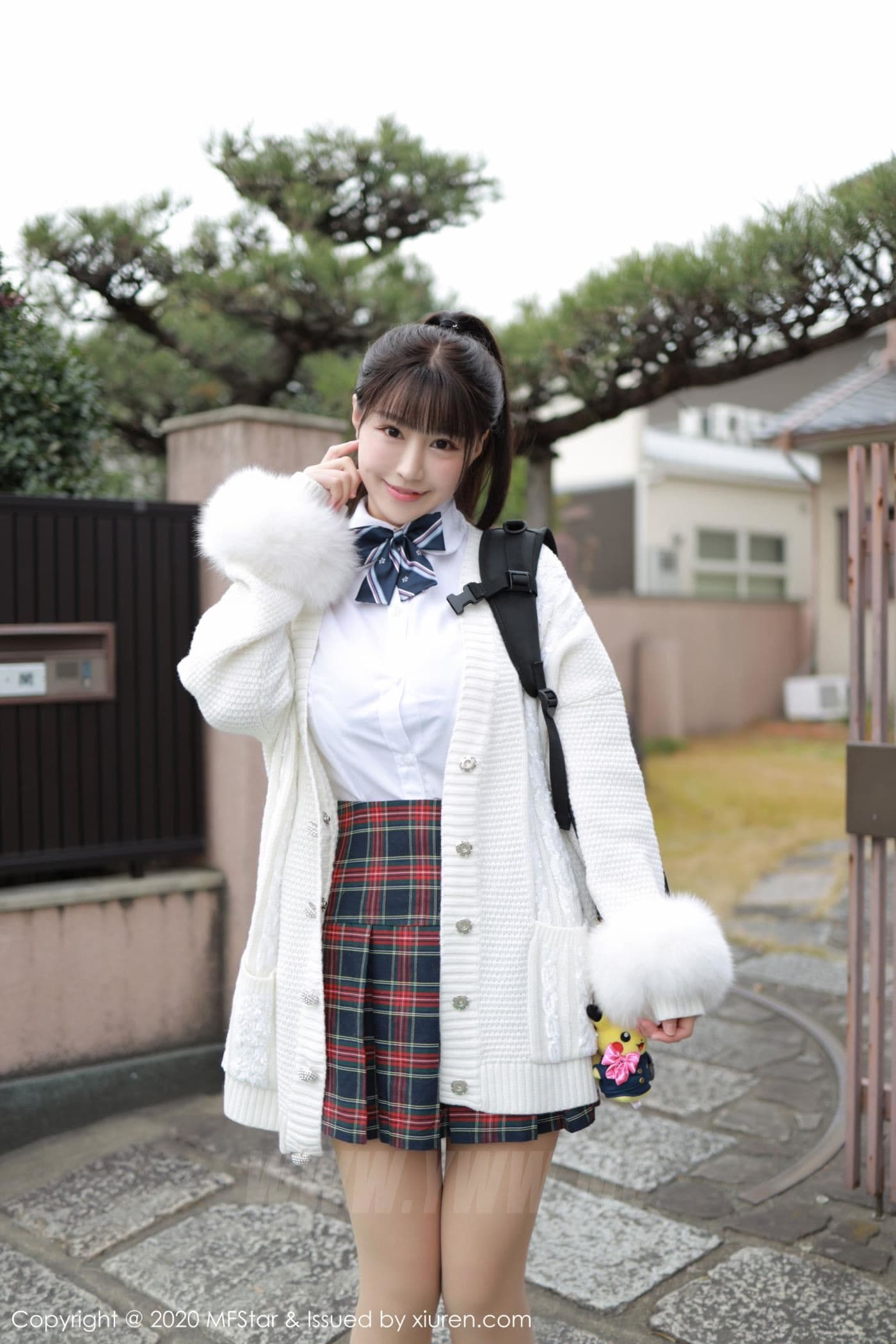 MFStar模范学院 VOL.259 朱可儿Flower 尾随 校服