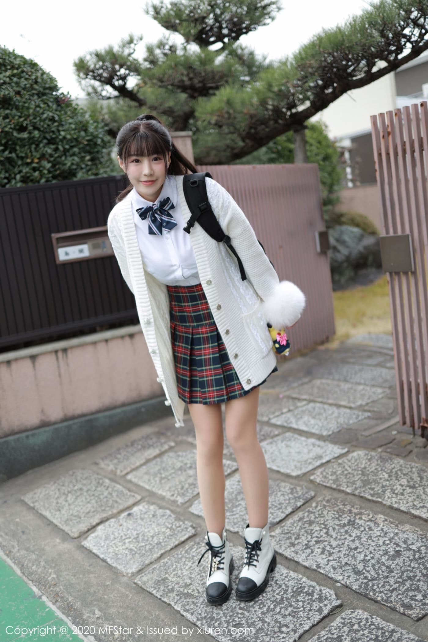 MFStar模范学院 VOL.259 朱可儿Flower 尾随 校服