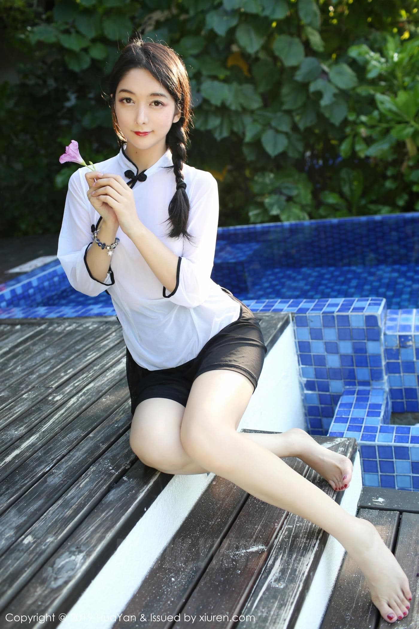 HuaYan花の颜 VOL.065 Angela喜欢猫 马尔代夫旅拍
