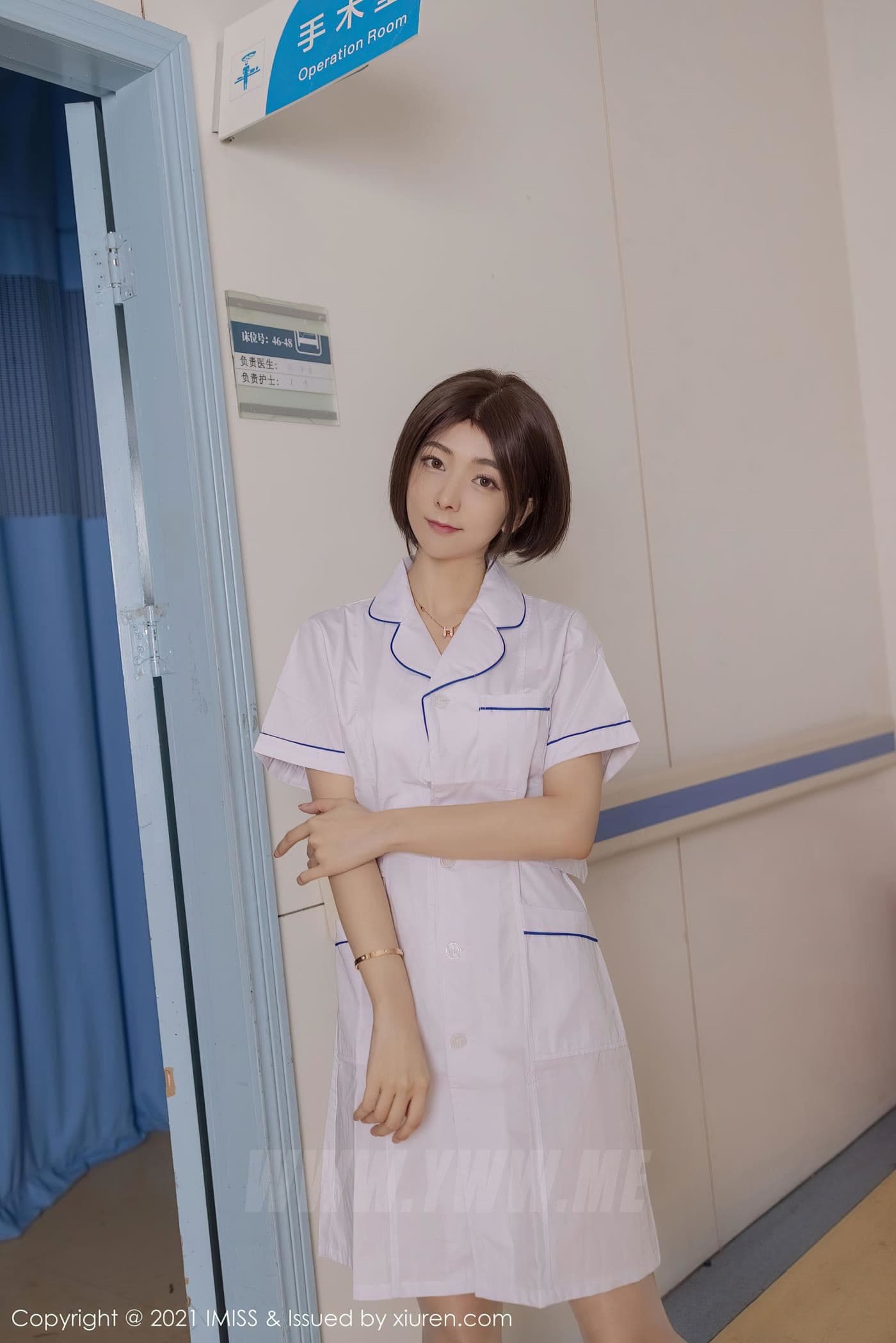 IMISS爱蜜社 VOL.580 Angela00 护士 美腿
