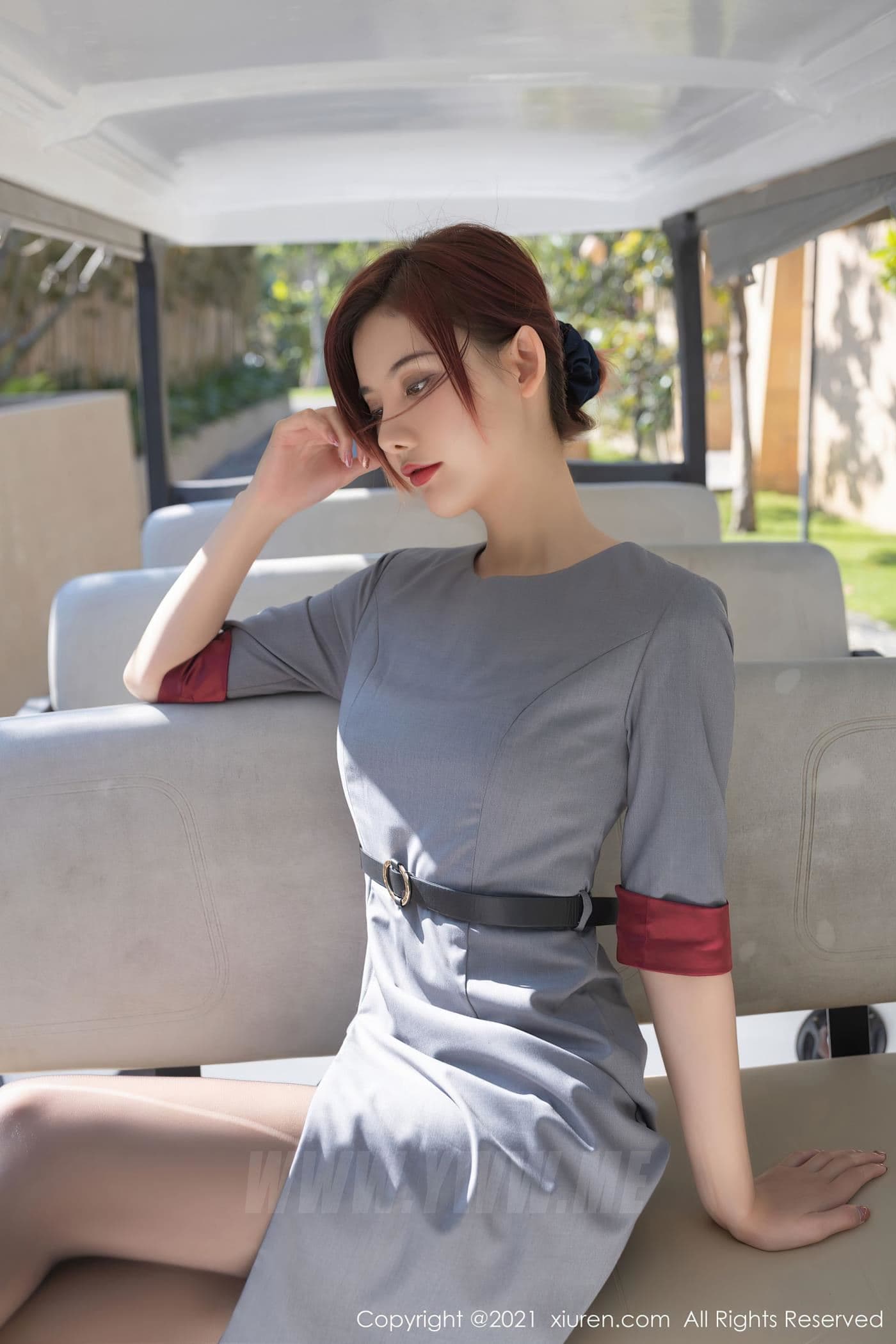 XiuRen秀人网 No.3295 就是阿朱啊 制服 黑丝