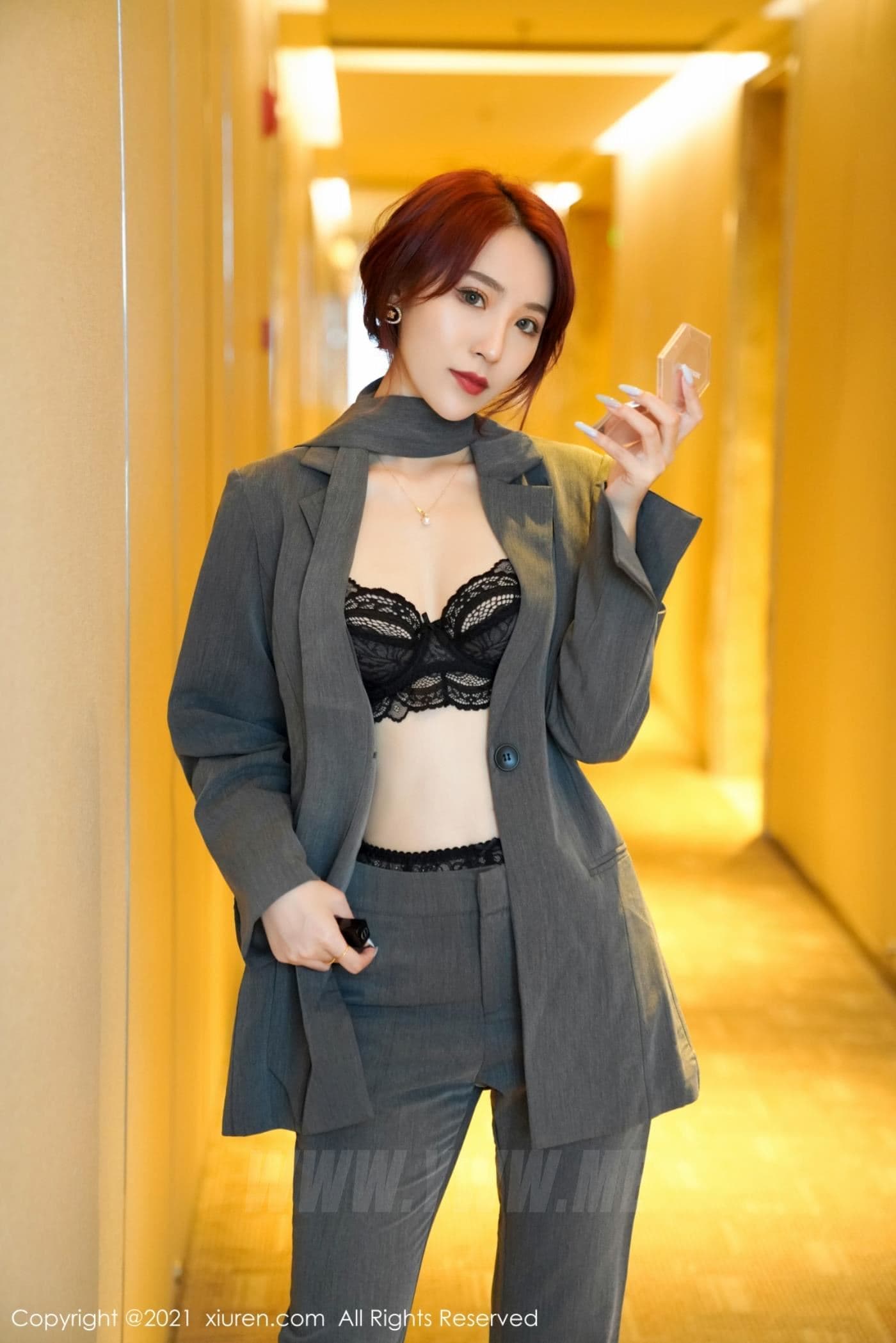XiuRen秀人网 No.3368 周慕汐baby 吊袜 黑丝