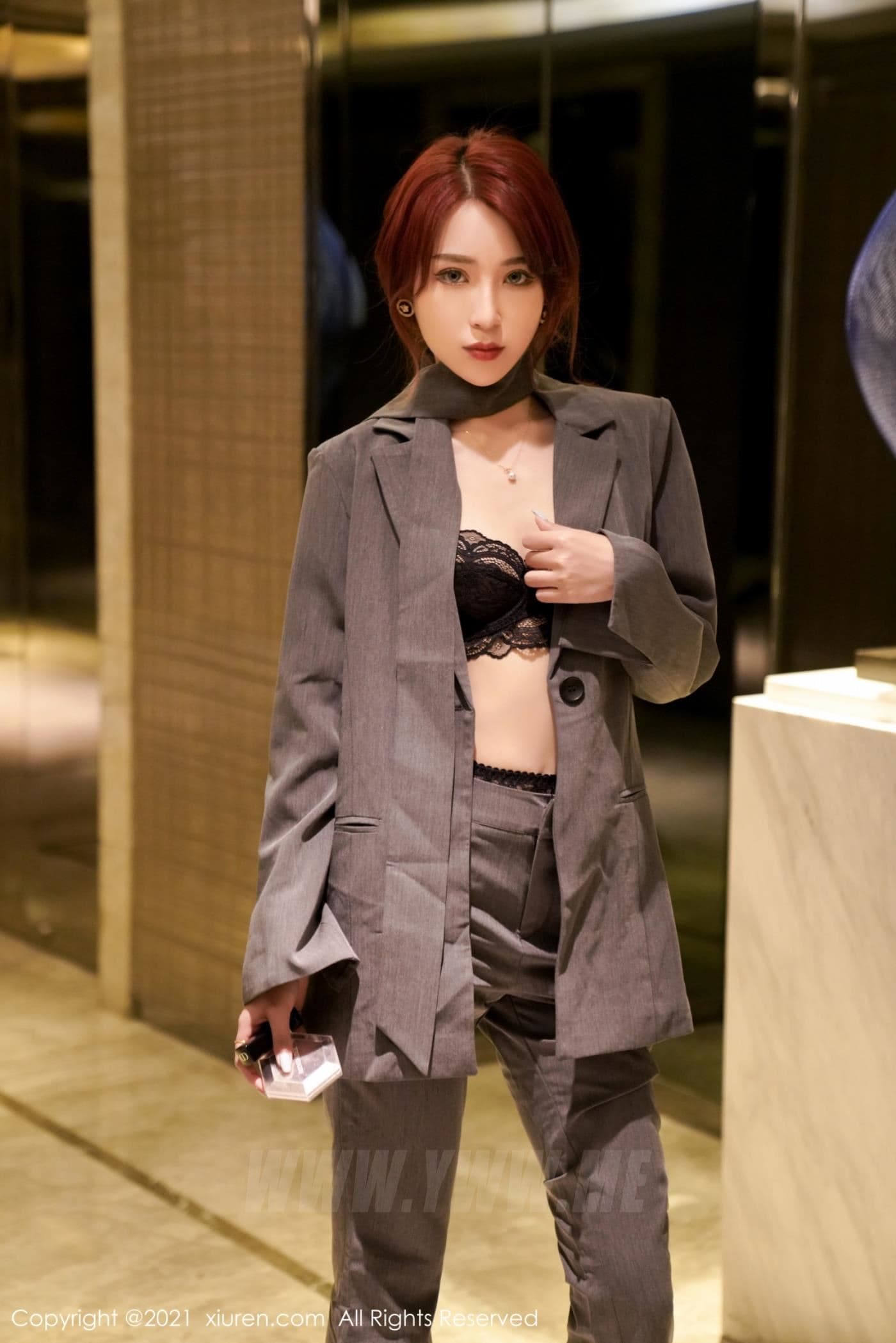 XiuRen秀人网 No.3368 周慕汐baby 吊袜 黑丝