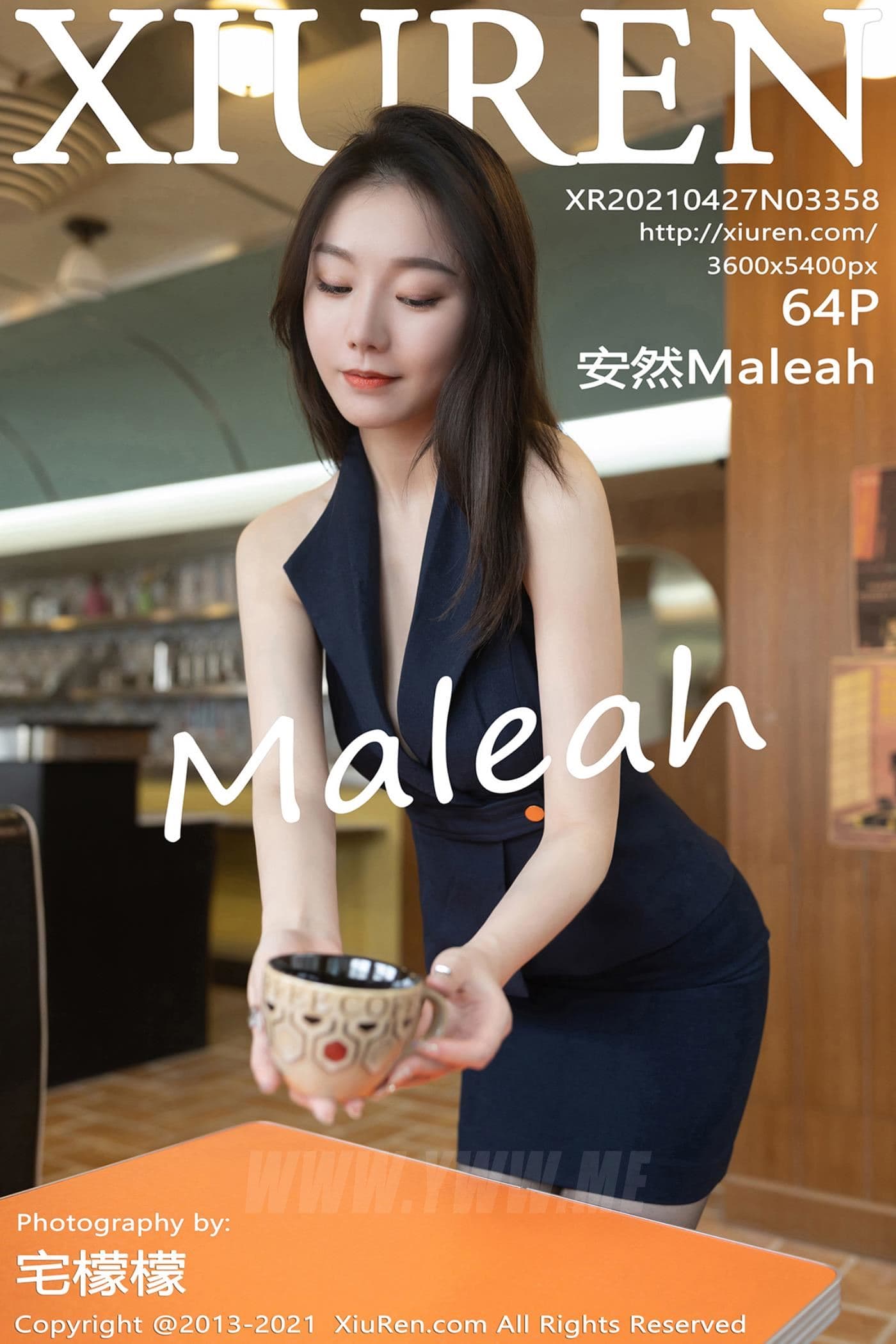 XiuRen秀人网 No.3358 安然Maleah 制服 服务员