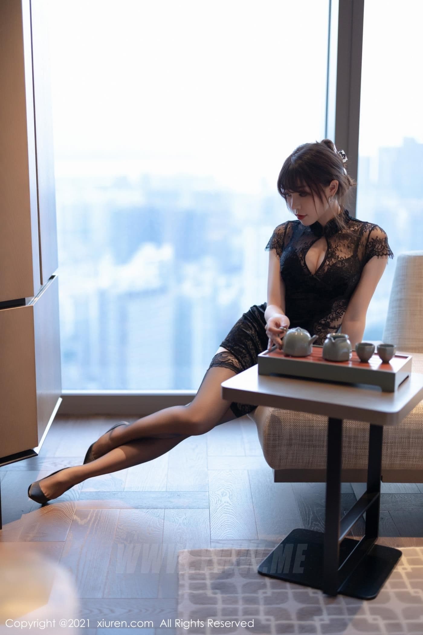 XiuRen秀人网 No.3335 芝芝Booty 黑丝 美臀