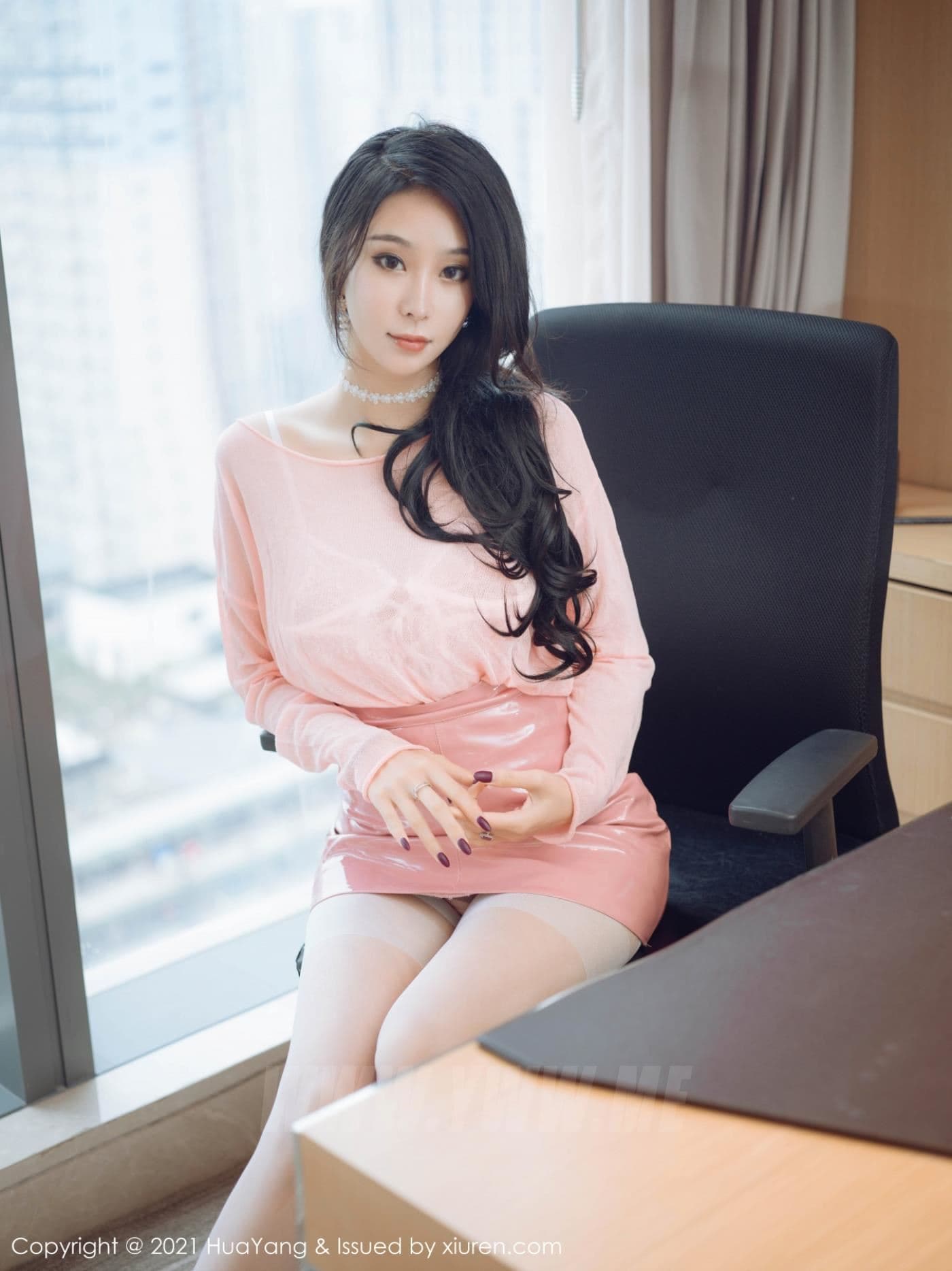 HuaYang花漾 VOL.411 蓝夏Akasha 丰满
