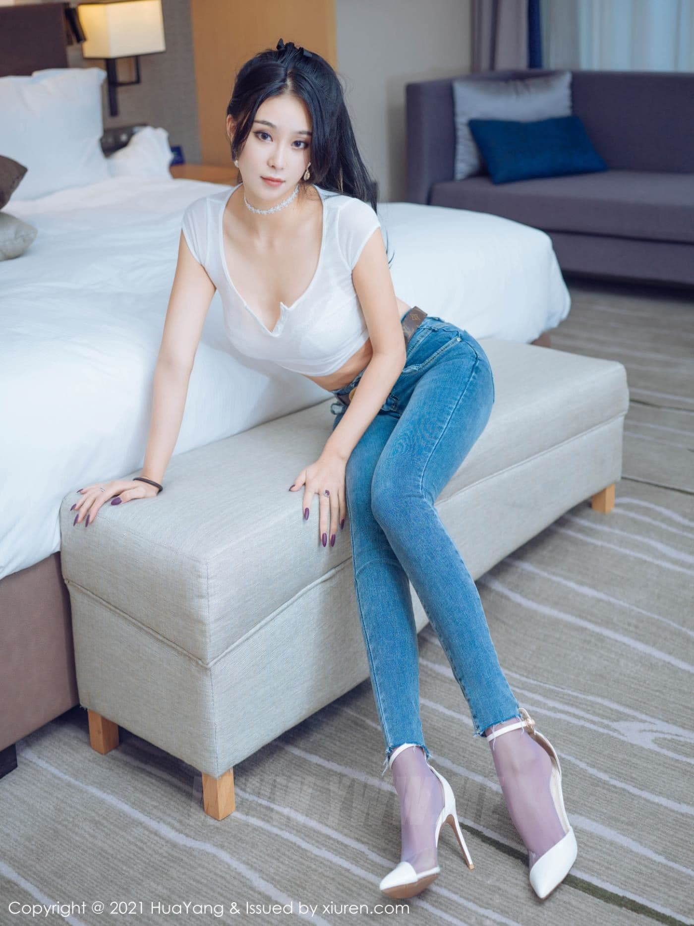 HuaYang花漾 VOL.405 蓝夏Akasha 丝袜