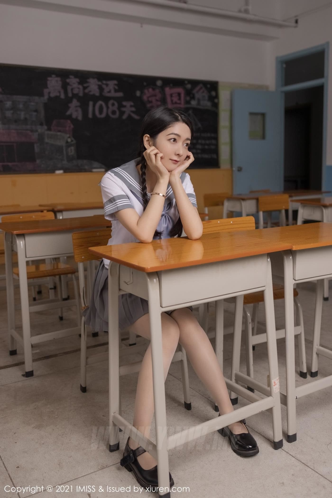 IMISS爱蜜社 VOL.583 Angela00 校服 丝袜
