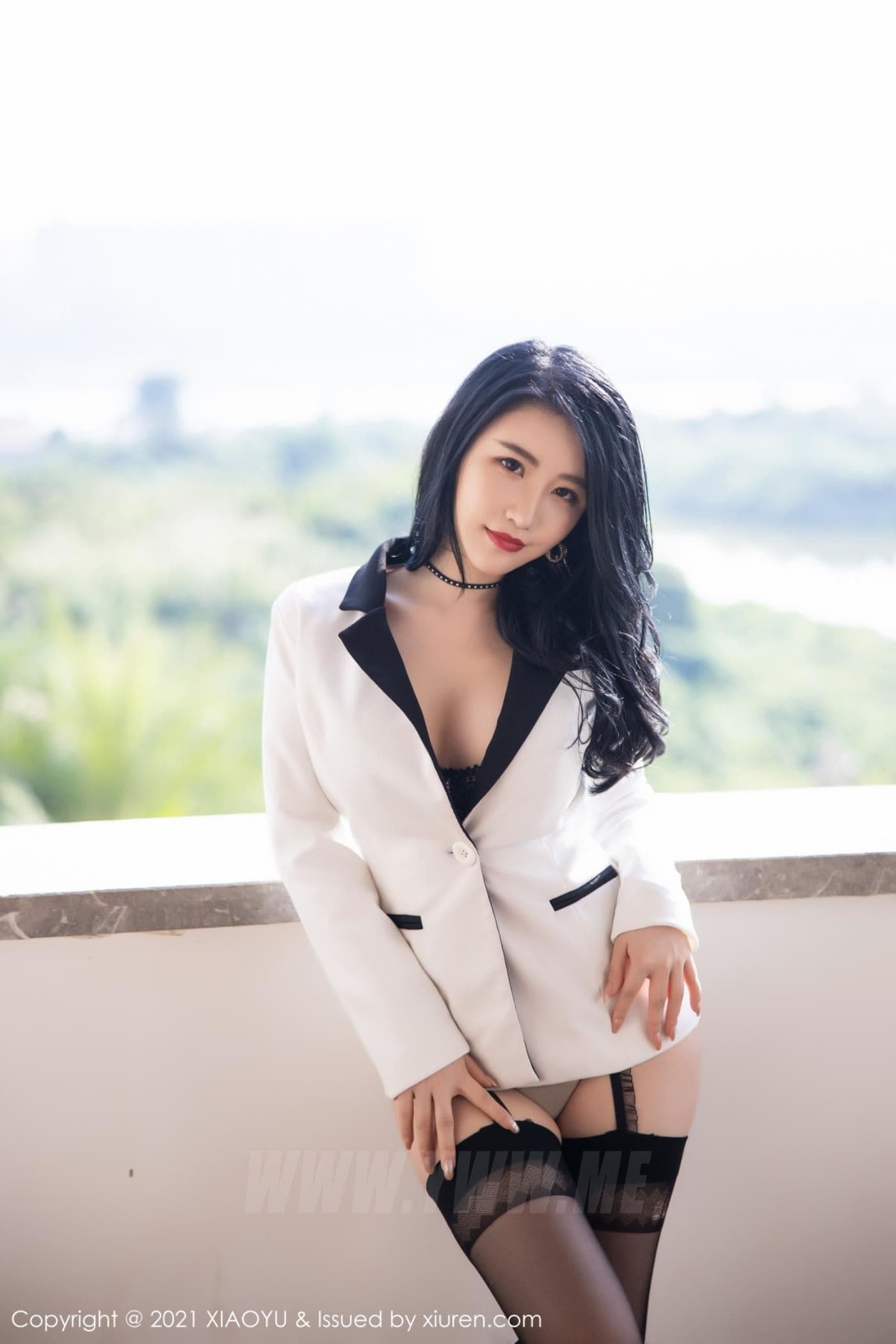 XIAOYU语画界 VOL.537 Cherry绯月樱 吊袜