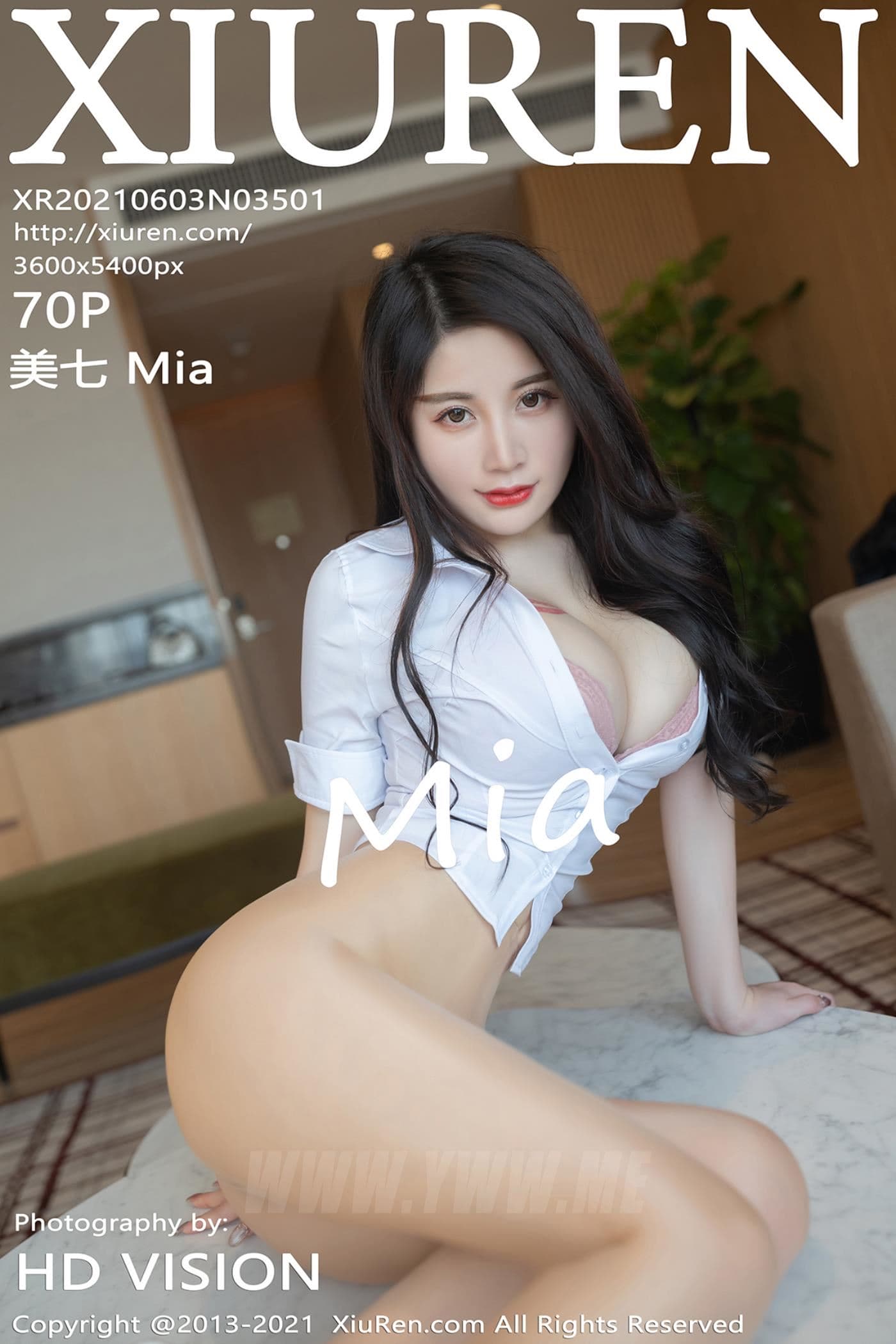 XiuRen秀人网 No.3501 美七Mia 衬衫美胸