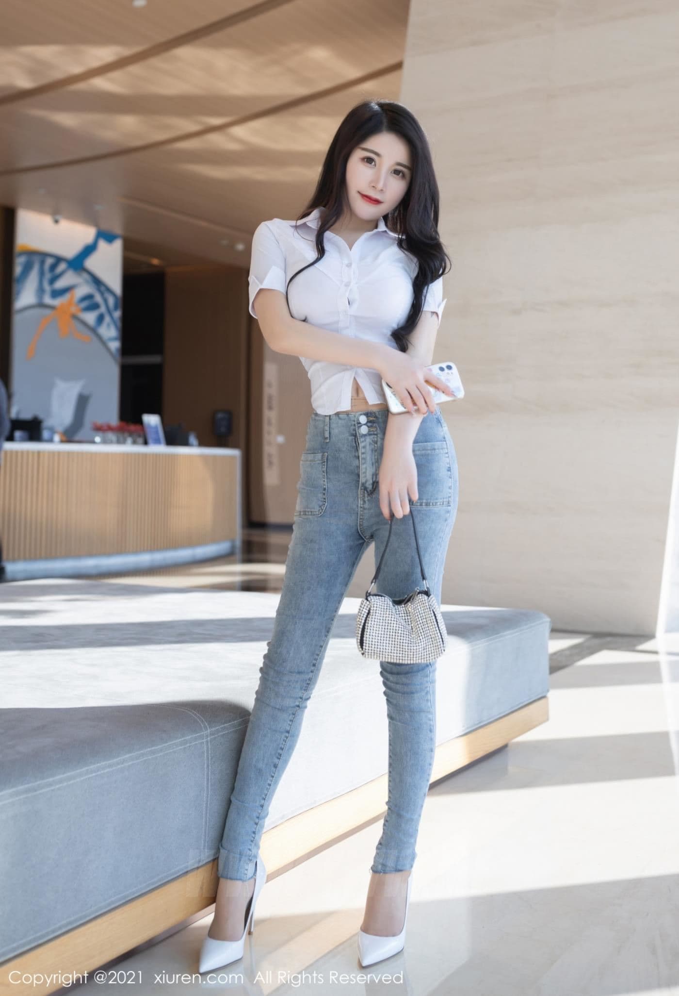 XiuRen秀人网 No.3501 美七Mia 衬衫美胸