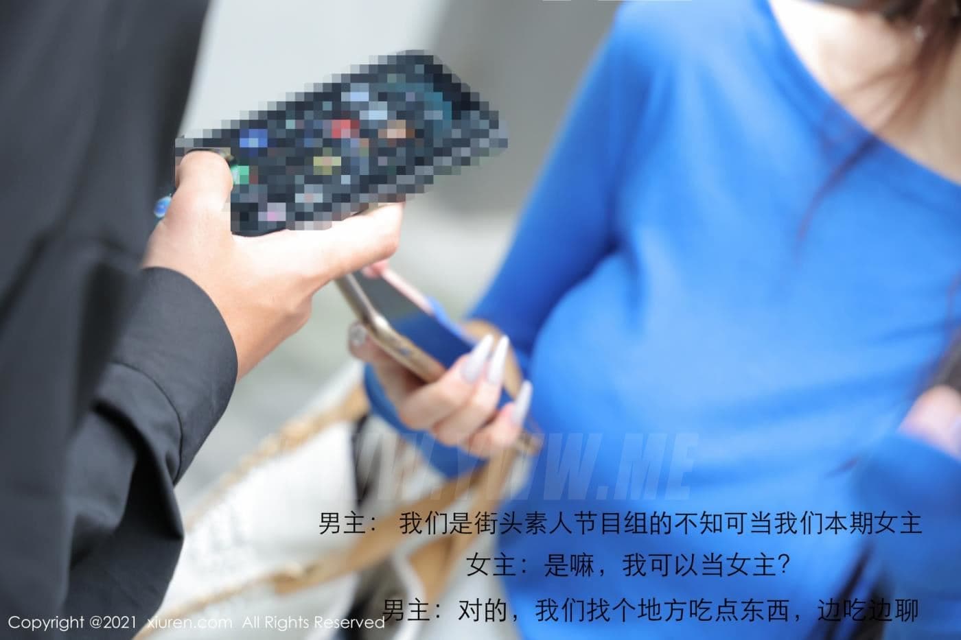 XiuRen秀人网 No.3458 美七Mia 街拍 素人