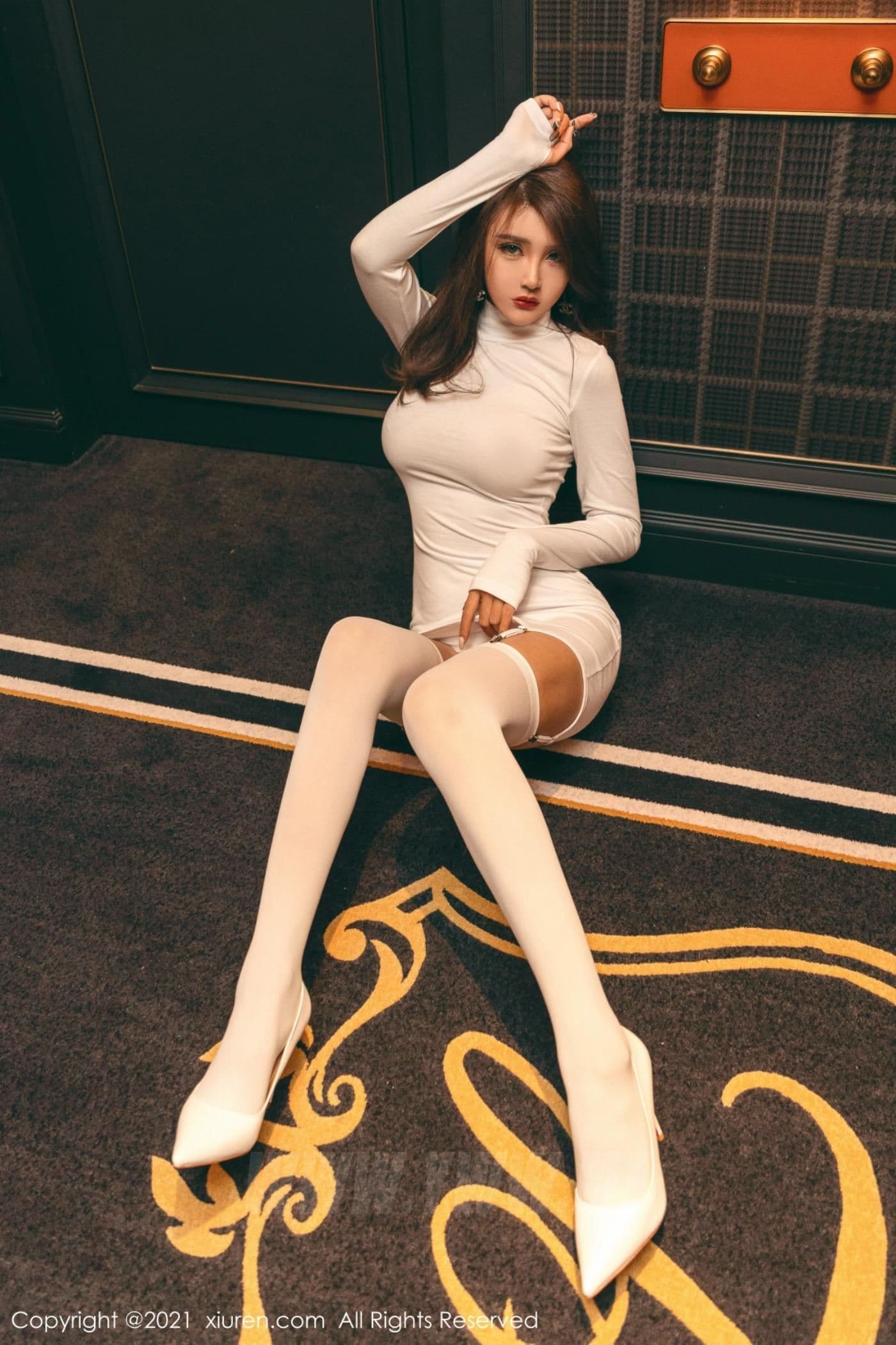 XiuRen秀人网 No.3454 Emily顾奈奈 吊袜 魅惑